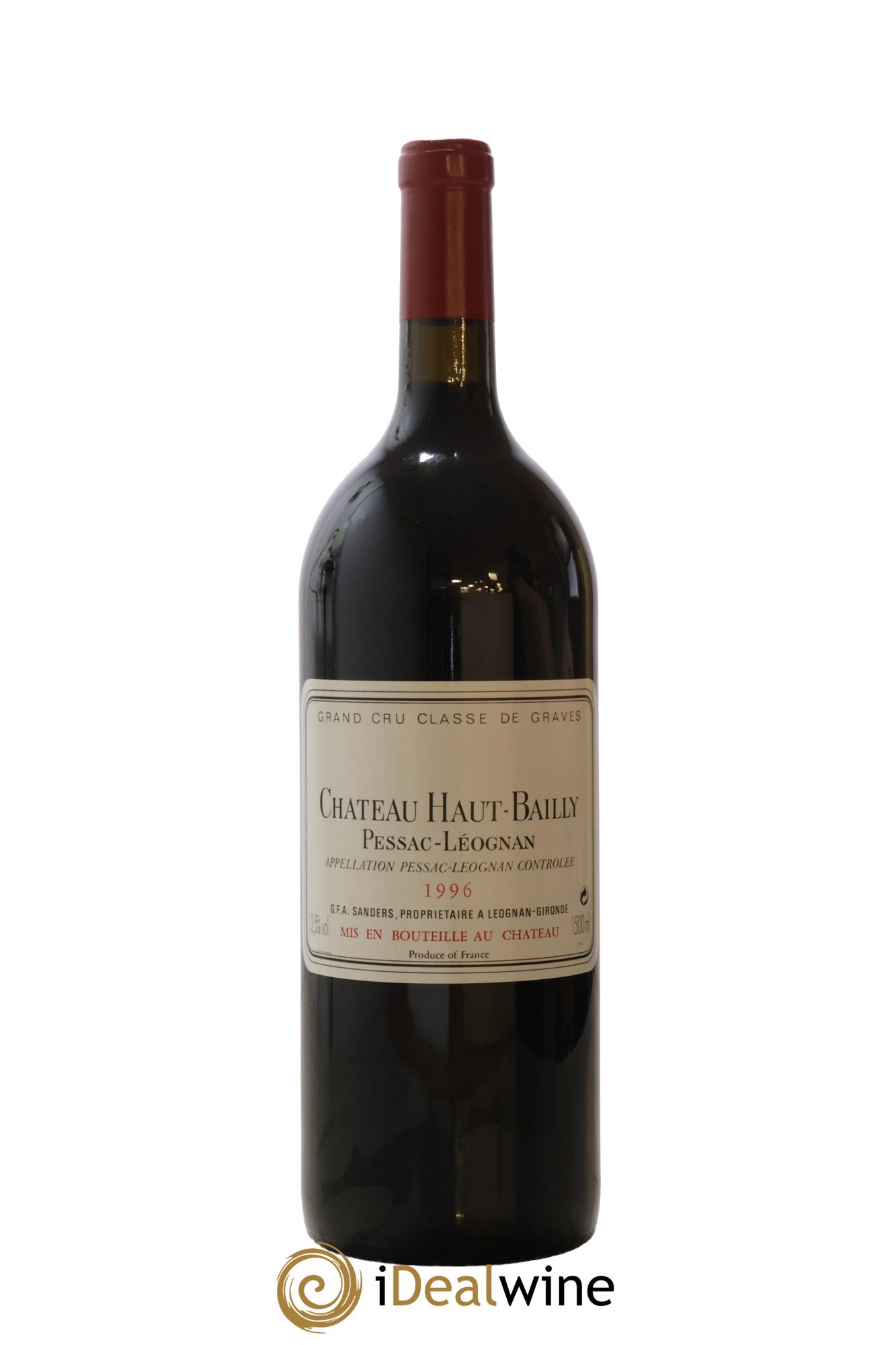 Château Haut-Bailly Cru Classé de Graves 1996 - Lot de 1 magnum - 0