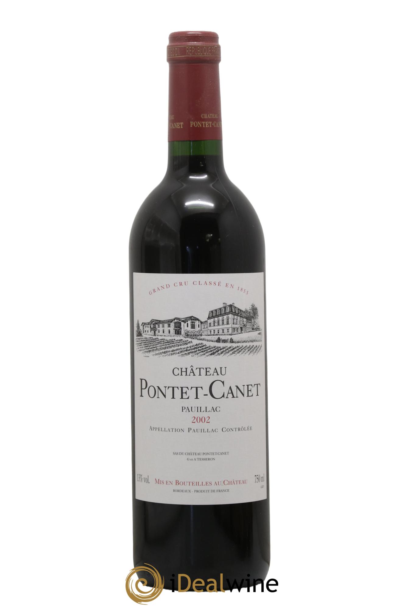 Château Pontet Canet 5ème Grand Cru Classé 2002 - Lot of 1 bottle - 0