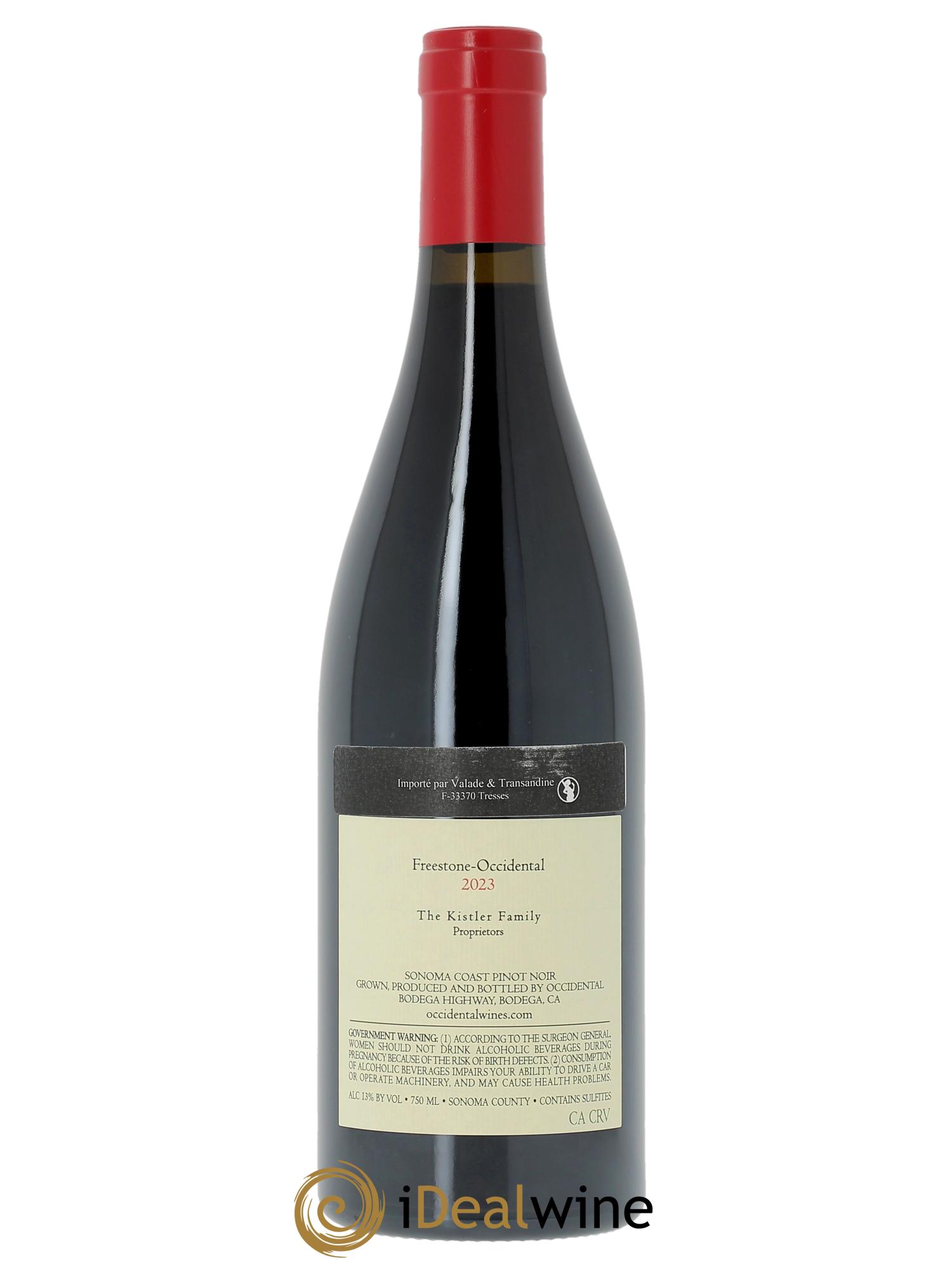 Sonoma Coast Occidental Freestone-Occidental  2023 - Lot de 1 bouteille - 1