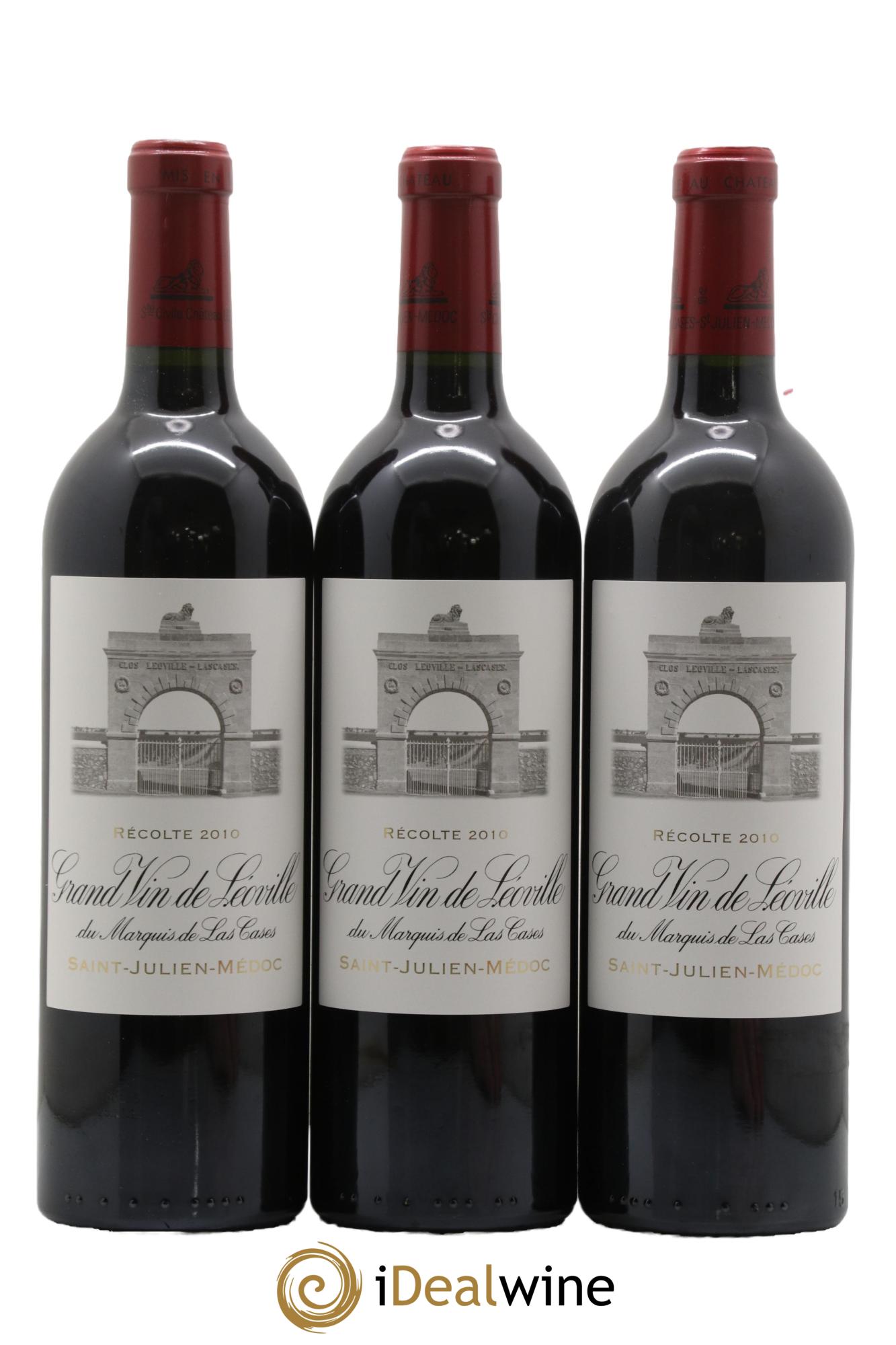 Château Léoville Las Cases 2ème Grand Cru Classé 2010 - Lot de 6 bouteilles - 1