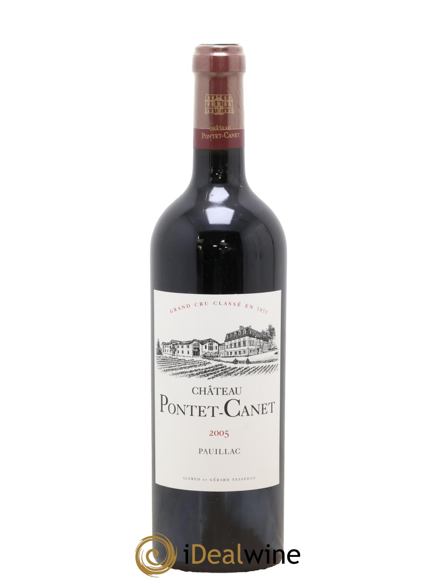 Château Pontet Canet 5ème Grand Cru Classé 2005 - Lot de 1 bouteille - 0