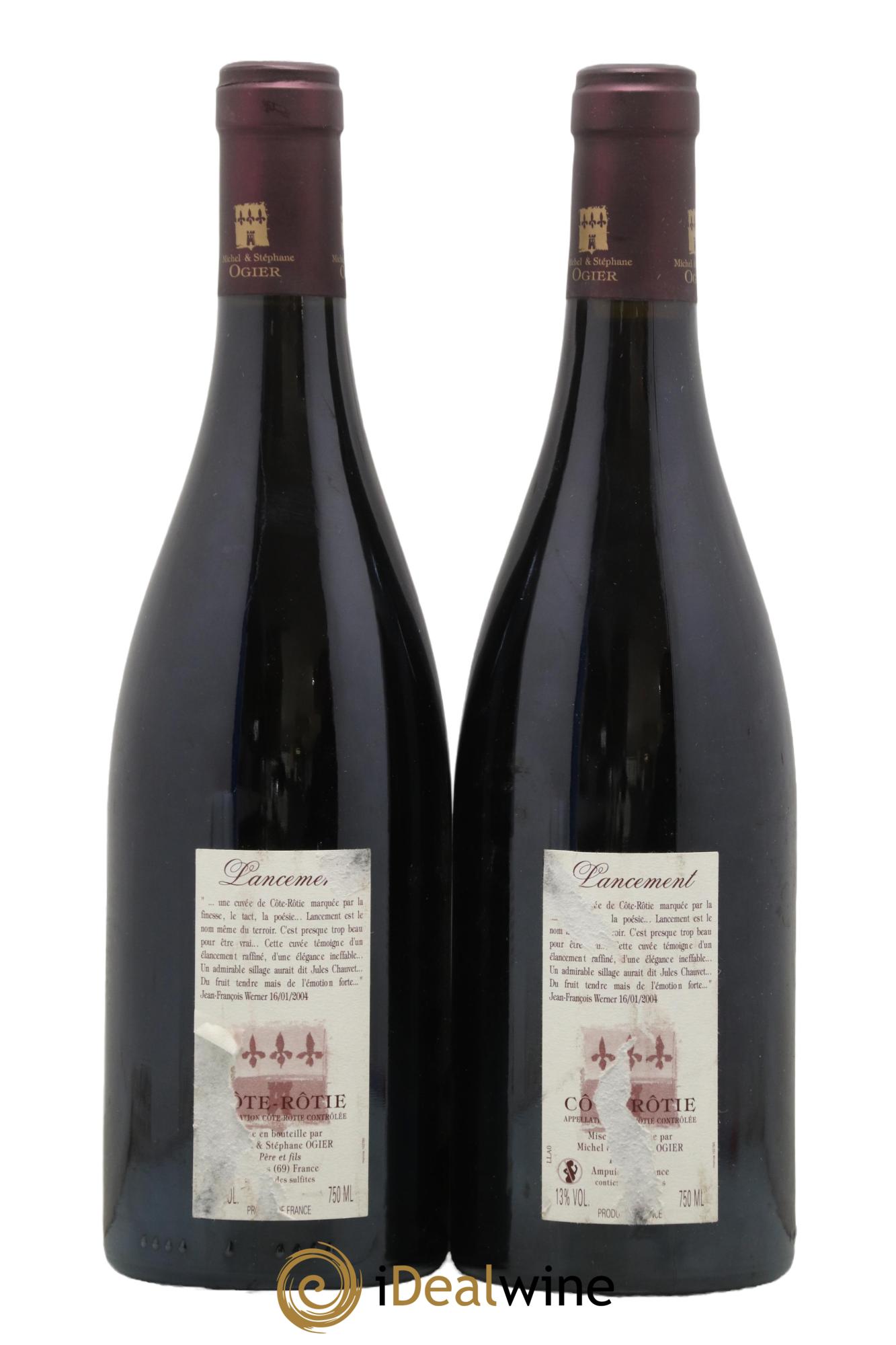 Côte-Rôtie Lancement Stéphane Ogier 2004 - Lotto di 2 bottiglie - 1