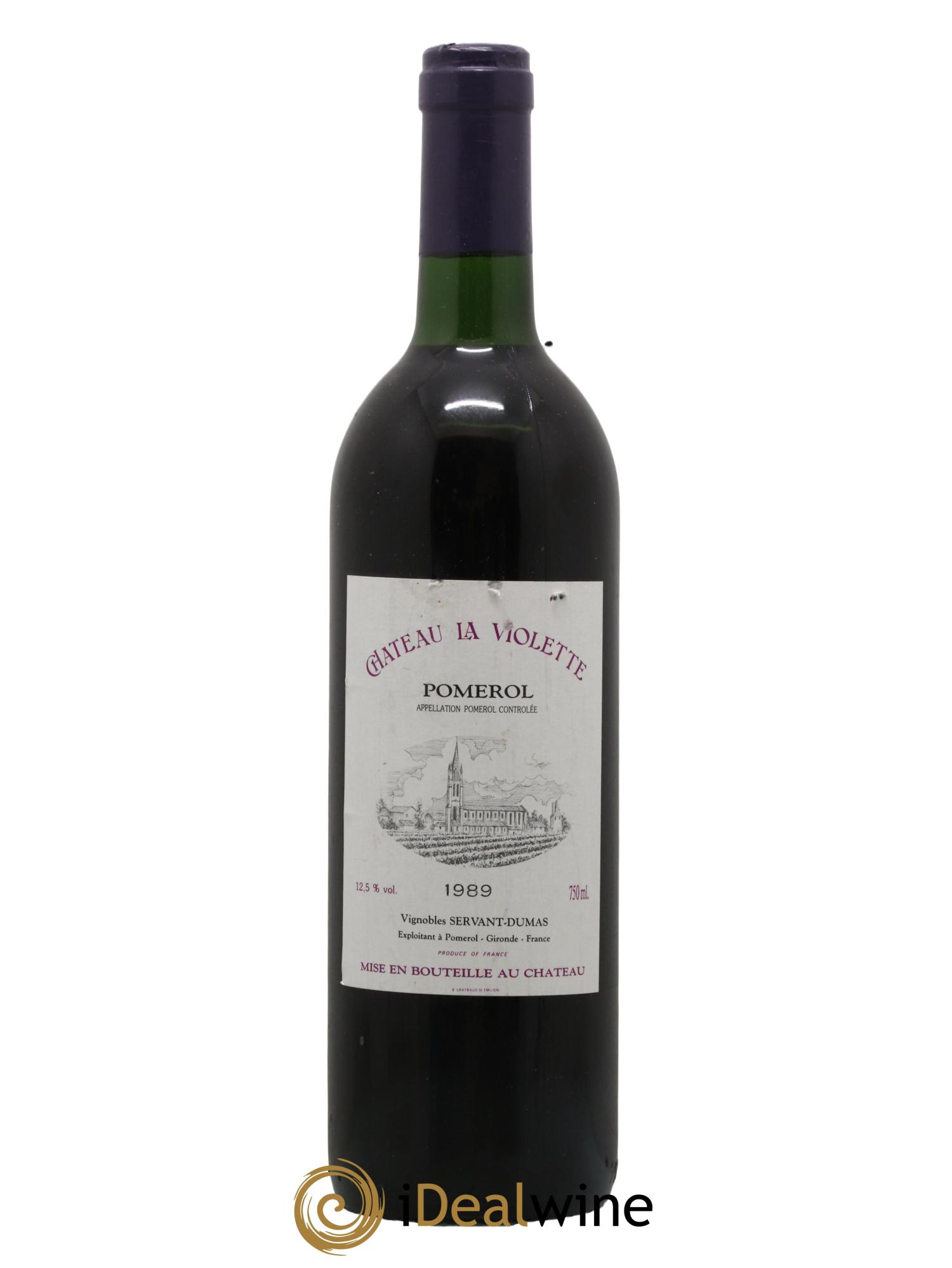 Château la Violette 1989 - Lot de 1 bouteille - 0