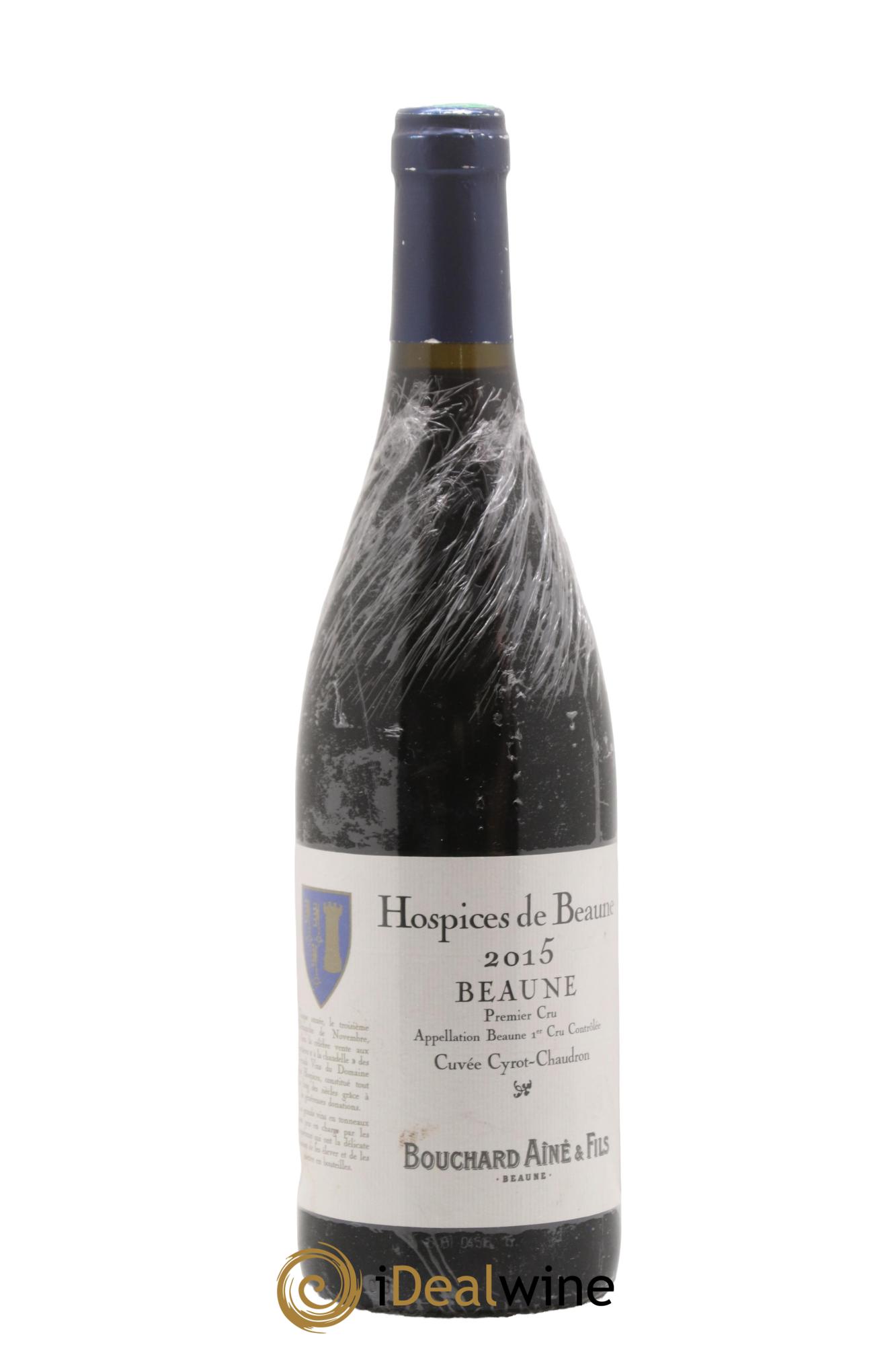 Beaune 1er Cru Cuvée Cyrot Chaudron Bouchard Aine et Fils Hospices De Beaune 2015 - Lot de 1 bouteille - 0