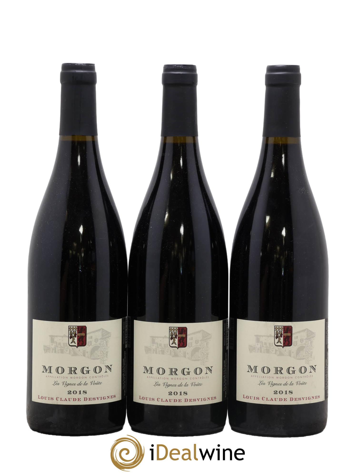 Morgon Les Vignes de La Voûte Louis-Claude Desvignes 2018 - Posten von 3 Flaschen - 0