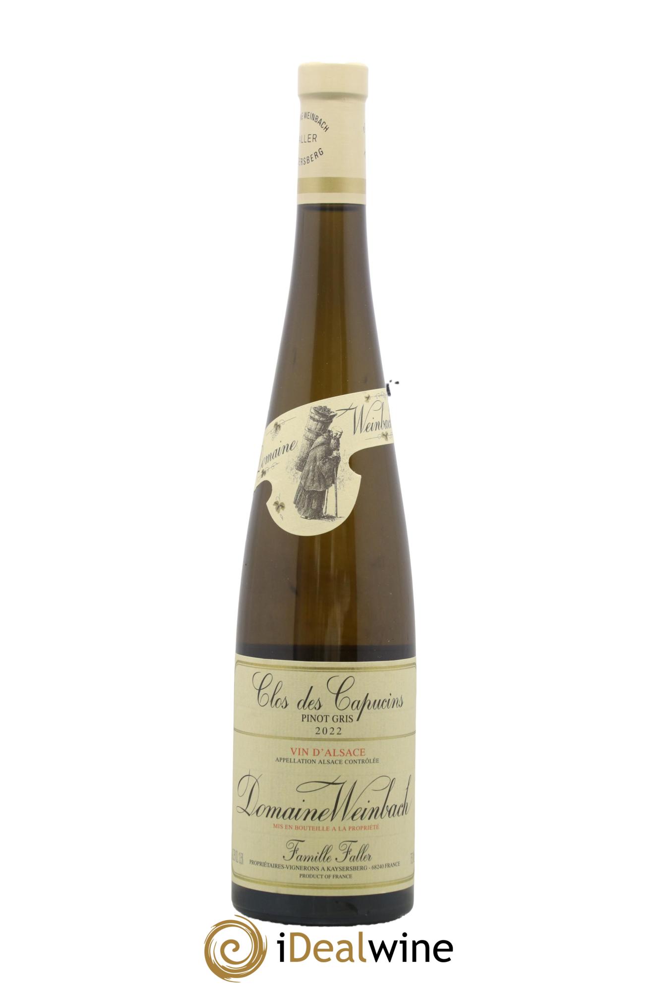 Alsace Pinot Gris Clos des Capucins Weinbach (Domaine) 2022 - Lotto di 1 bottiglia - 0
