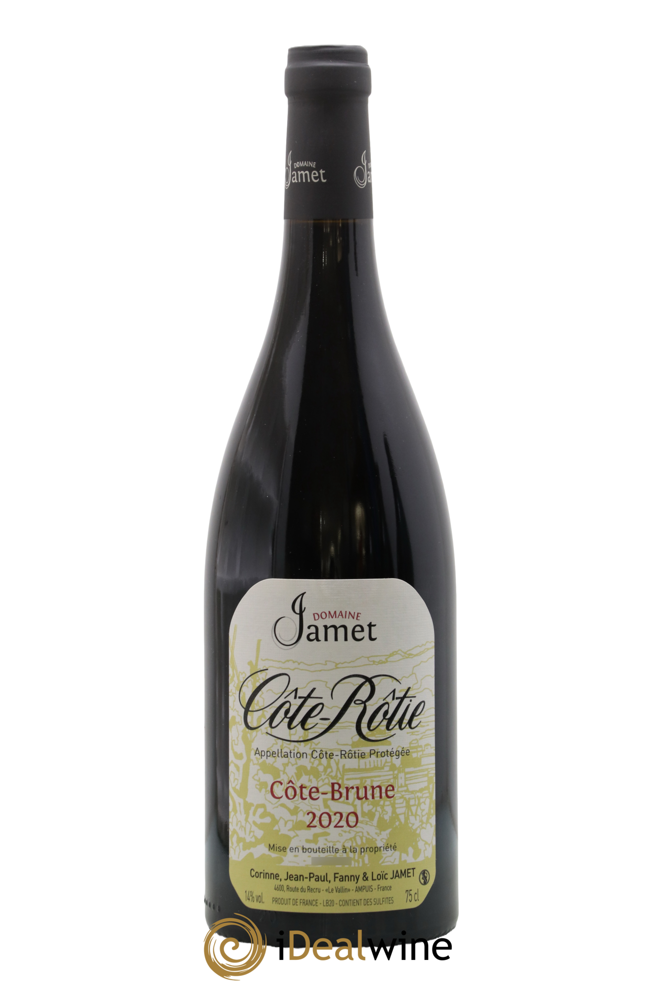 Côte-Rôtie Côte Brune Jamet (Domaine) 2020 - Lot de 1 bouteille - 0