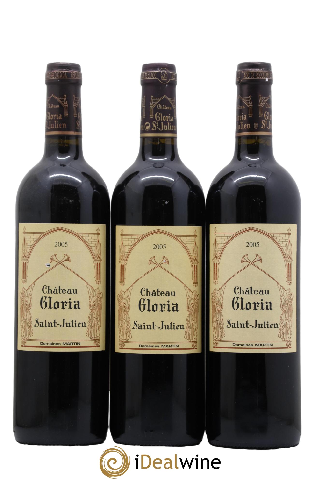 Château Gloria 2005 - Posten von 3 Flaschen - 0