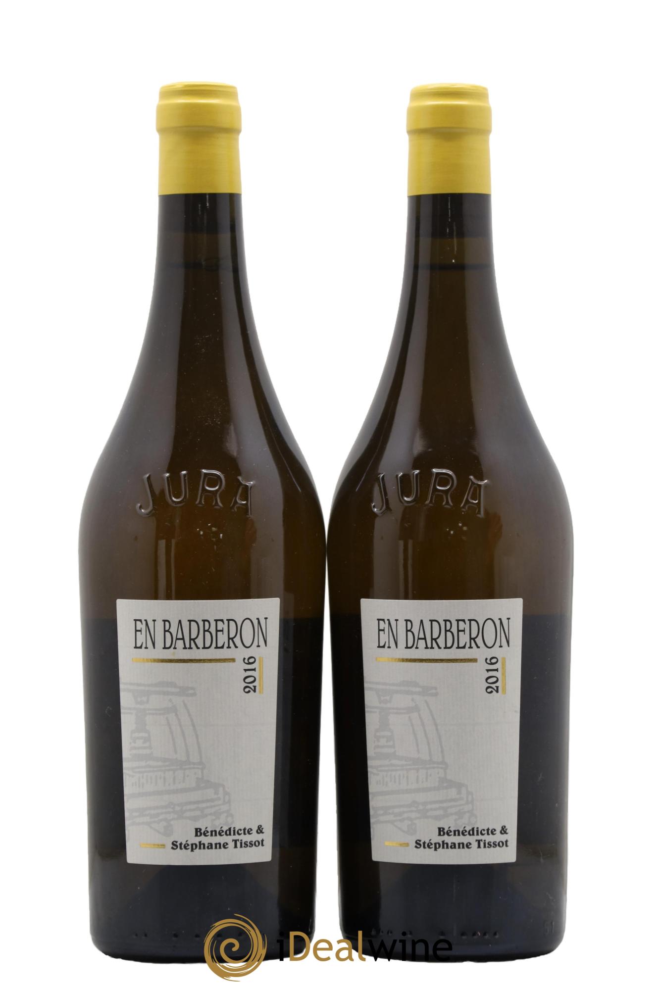 Côtes du Jura En Barberon Bénédicte et Stéphane Tissot 2016 - Lot de 2 bouteilles - 0
