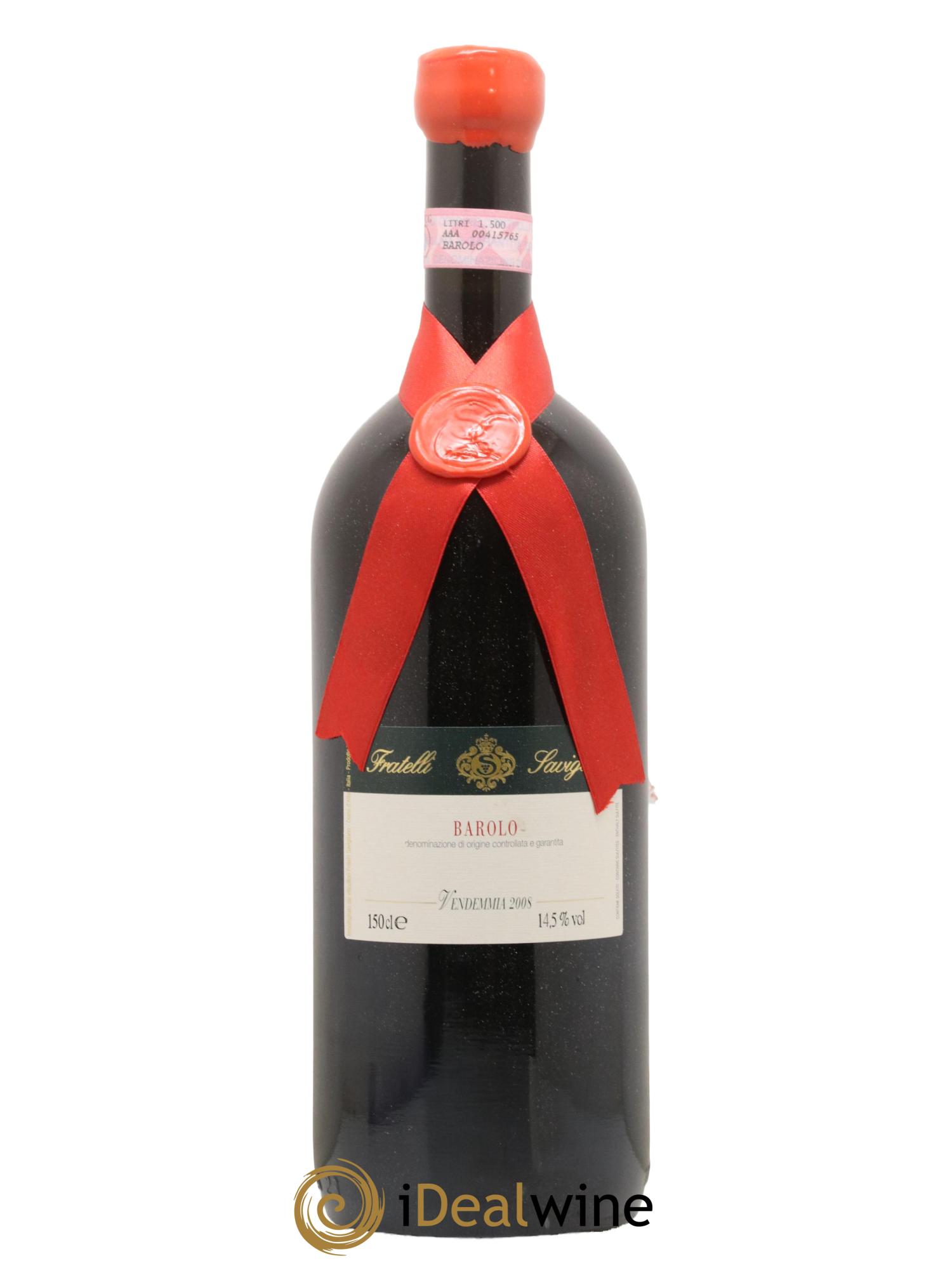 Barolo DOCG Fratelli Savigliano 2008 - Lotto di 1 magnum - 1