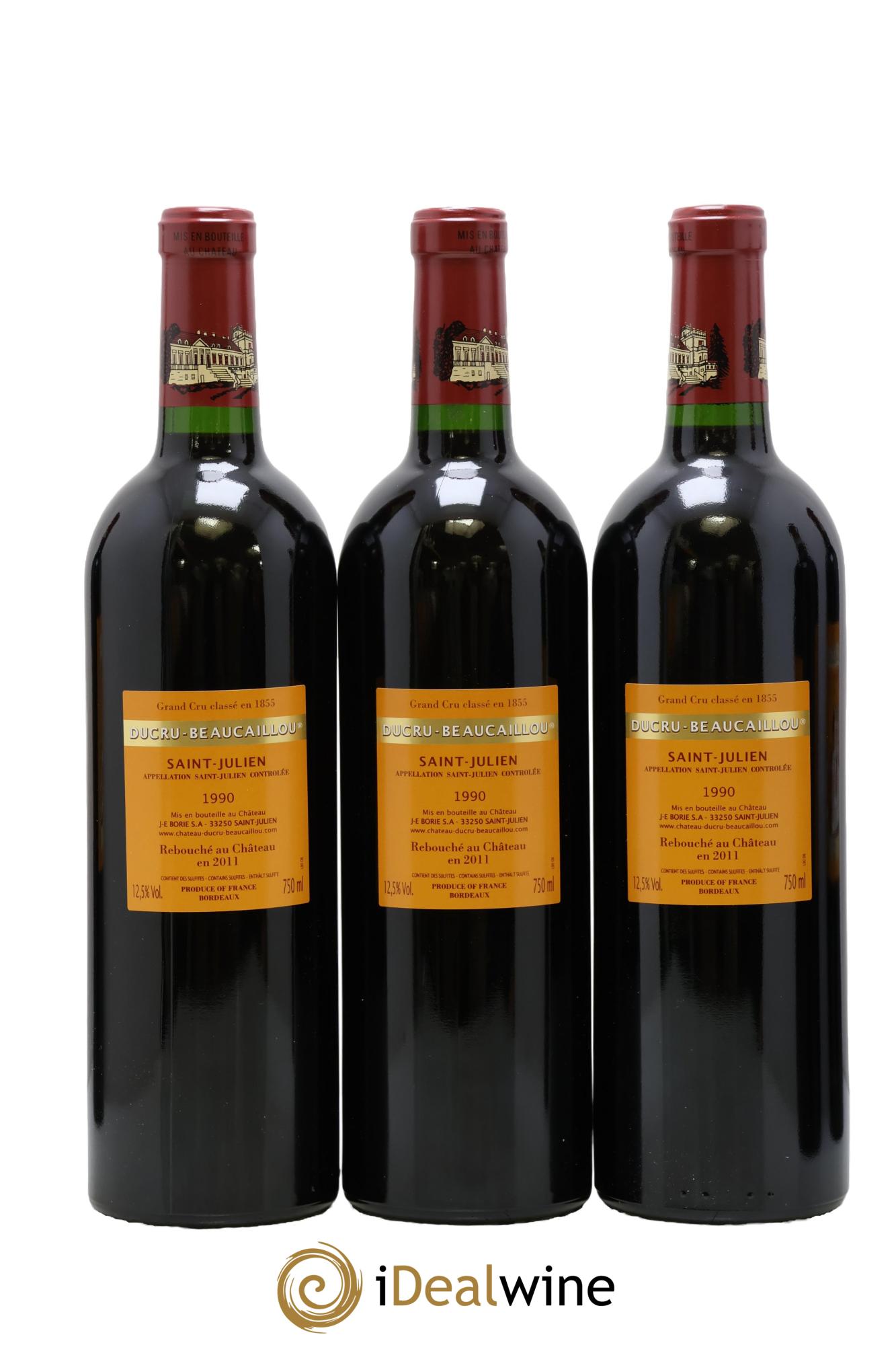 Château Ducru Beaucaillou 2ème Grand Cru Classé 1990 - Lotto di 6 bottiglie - 2