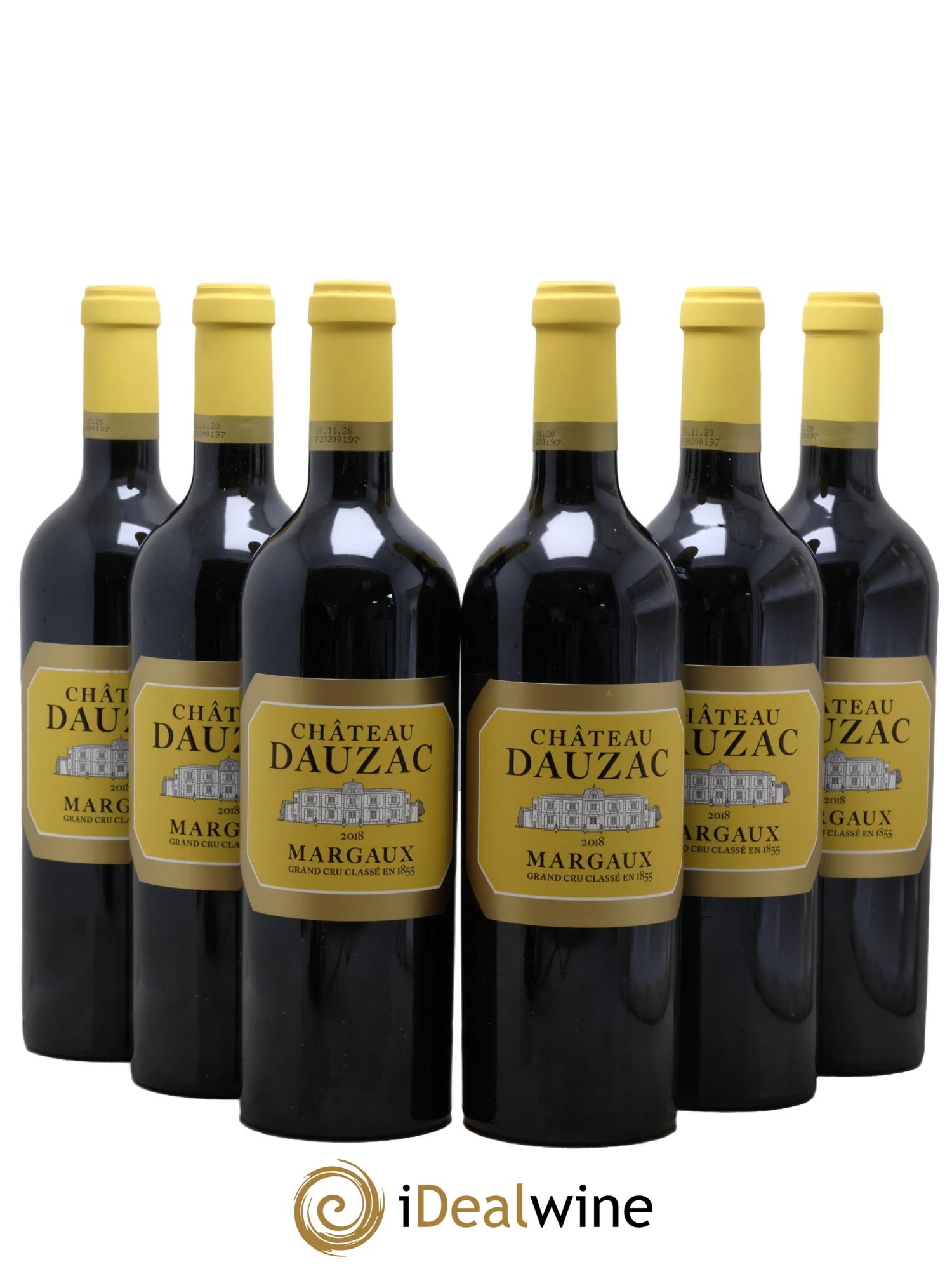 Château Dauzac 5ème Grand Cru Classé 2018 - Lot of 6 bottles - 0