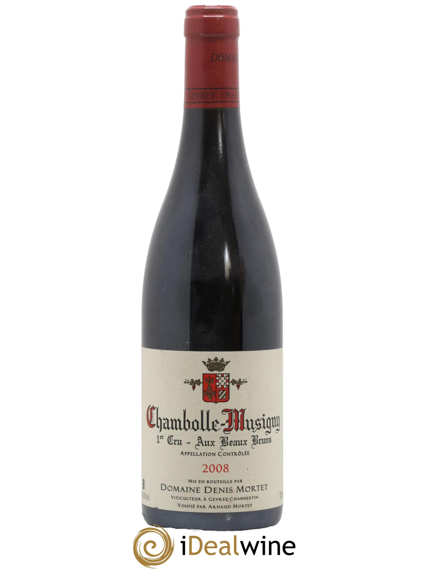 Chambolle-Musigny 1er Cru Aux Beaux Bruns Denis Mortet (Domaine) 2008 - Lot of 1 bottle - 0