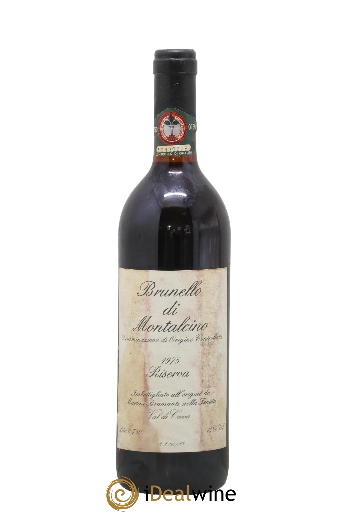 Brunello di Montalcino DOCG Riserva Val di Cava 1975 - Lot of 1 bottle - 0