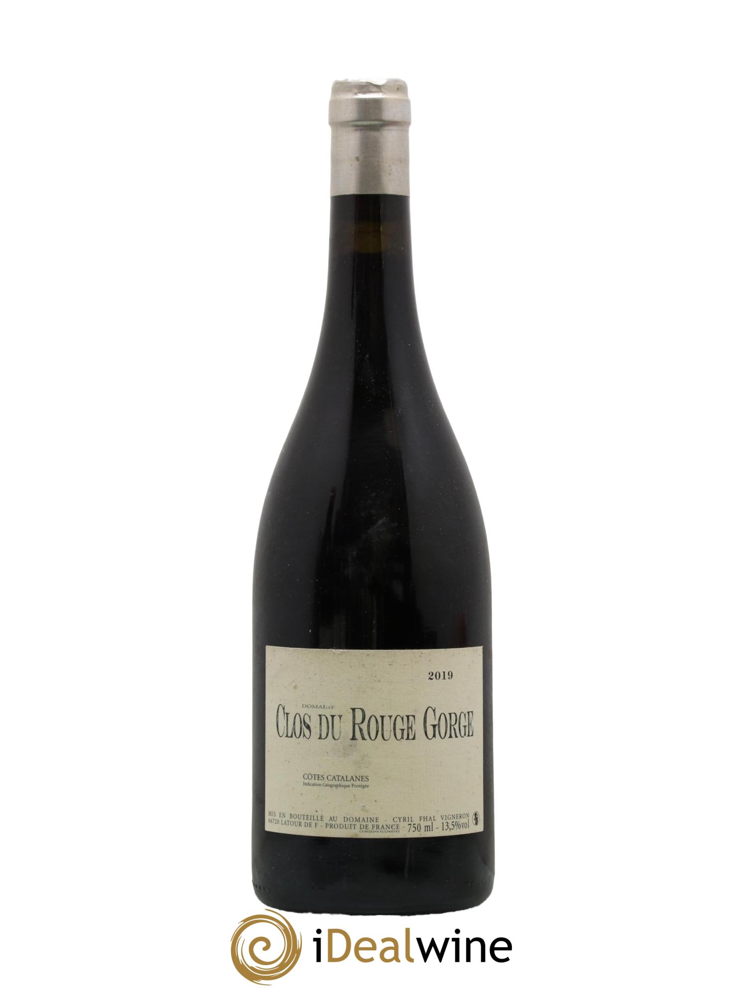 Côtes Catalanes Clos du Rouge Gorge Cyril Fhal 2019 - Lot de 1 bouteille - 0