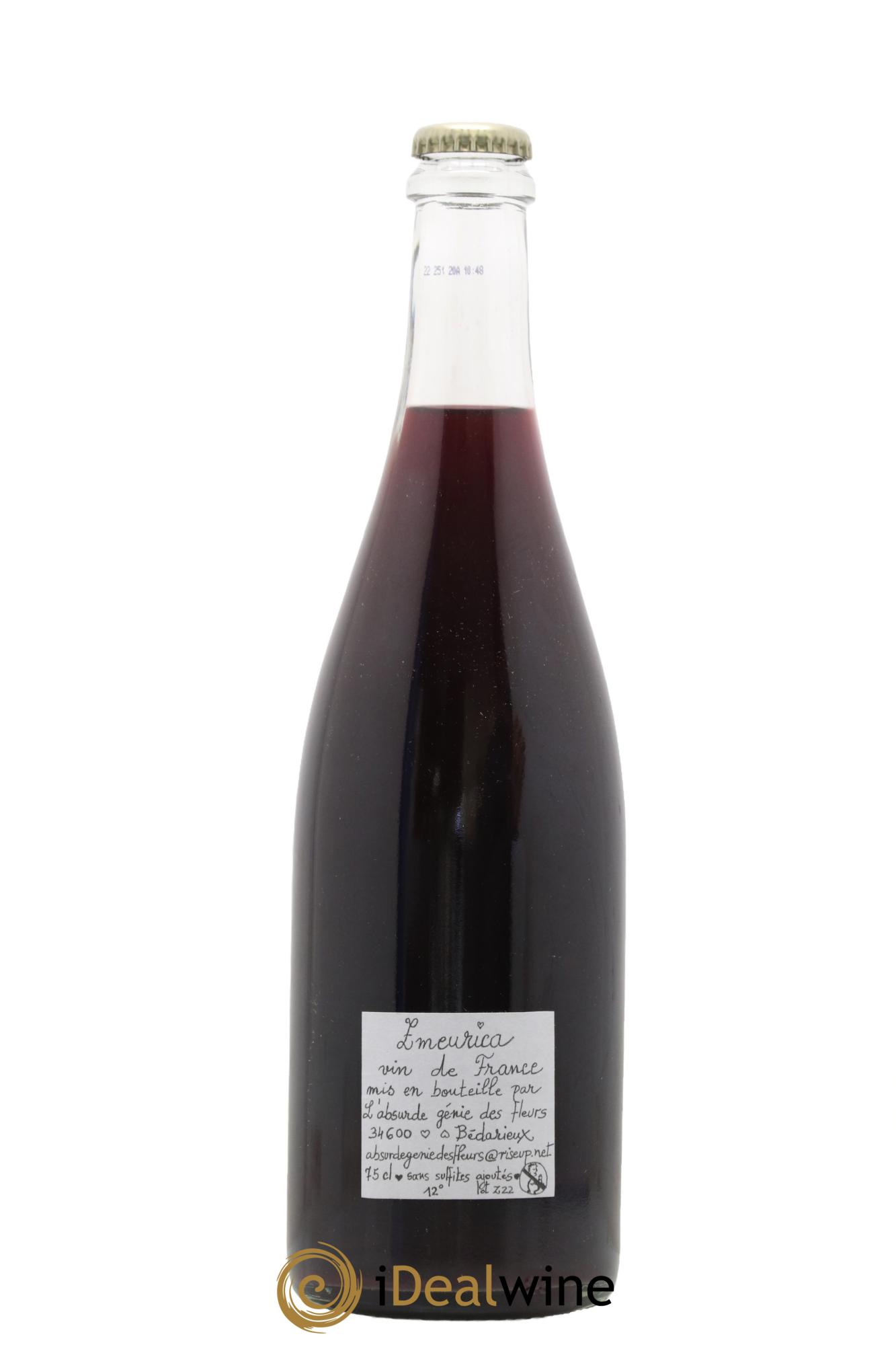 Vin de France Absurde Genie Des Fleurs Zmeurica 2022 - Lot de 1 bouteille - 1