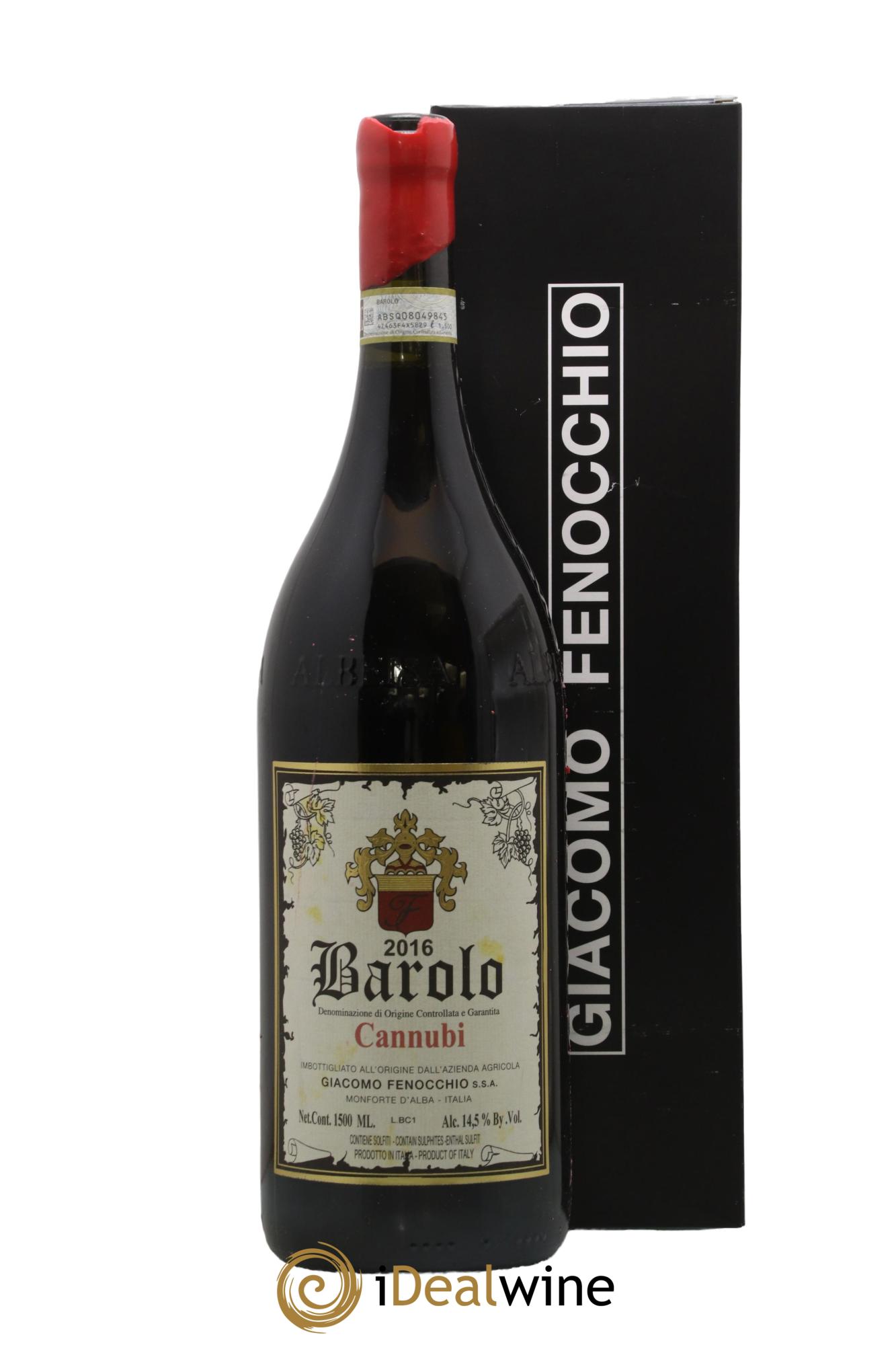 Barolo DOCG Cannubi Giacomo Fenocchio 2016 - Lot of 1 magnum - 0