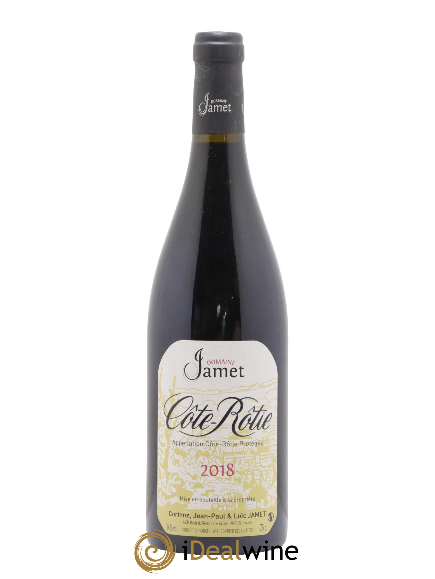 Côte-Rôtie Jamet (Domaine) 2018 - Lot de 1 bouteille - 0