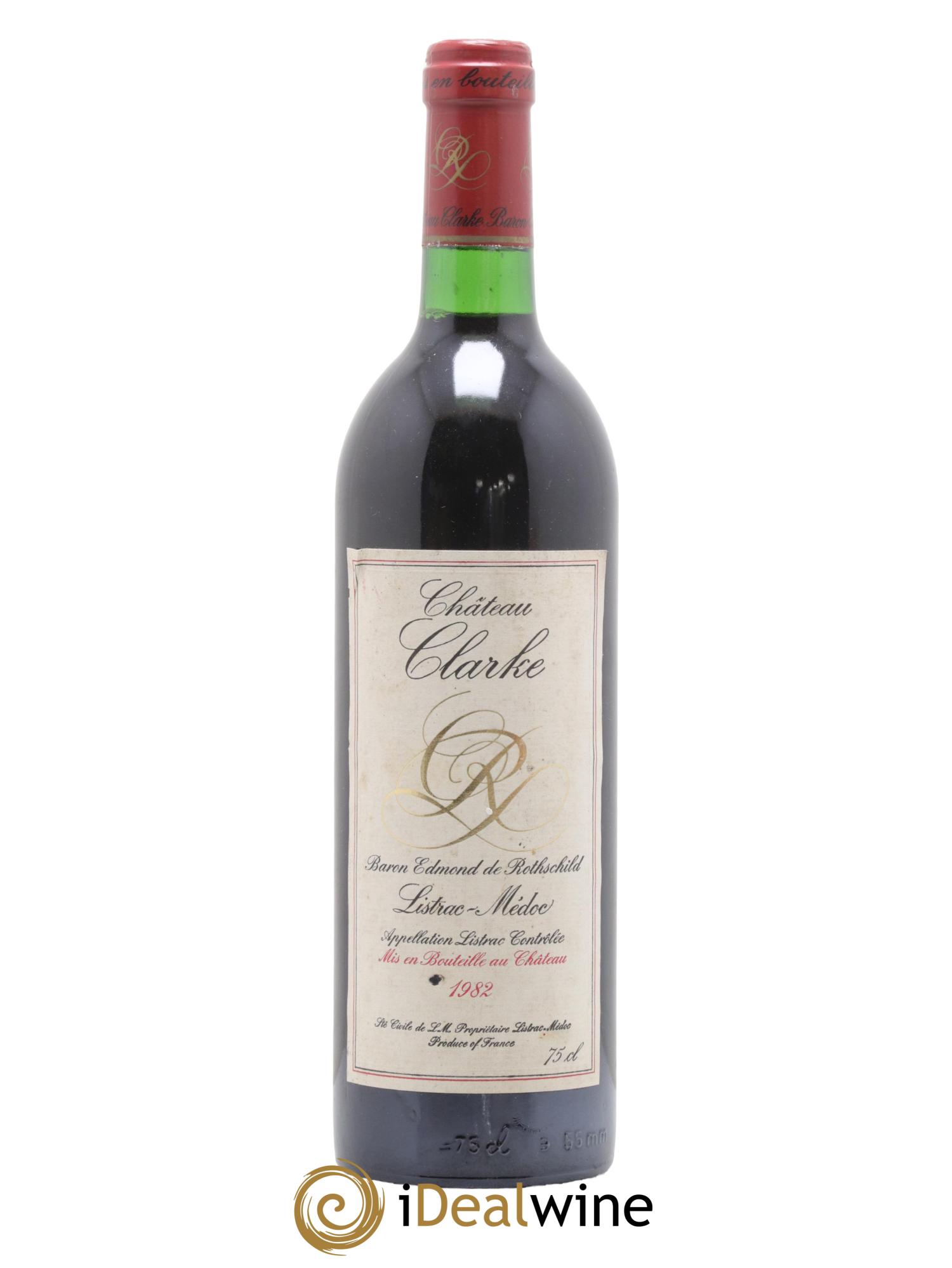 Château Clarke 1982 - Posten von 1 Flasche - 0