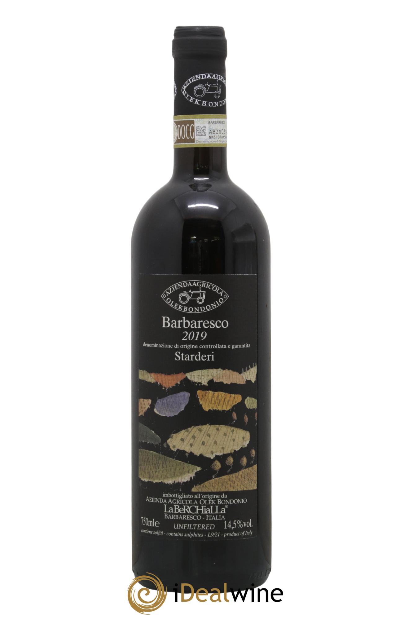 Barbaresco DOCG Starderi Olek Bondonio 2019 - Lot de 1 bouteille - 0