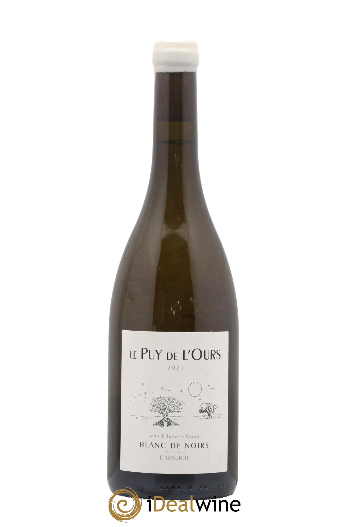 Vin de France L'absurde Le Puy De L'Ours 2021 - Lot de 1 bouteille - 0