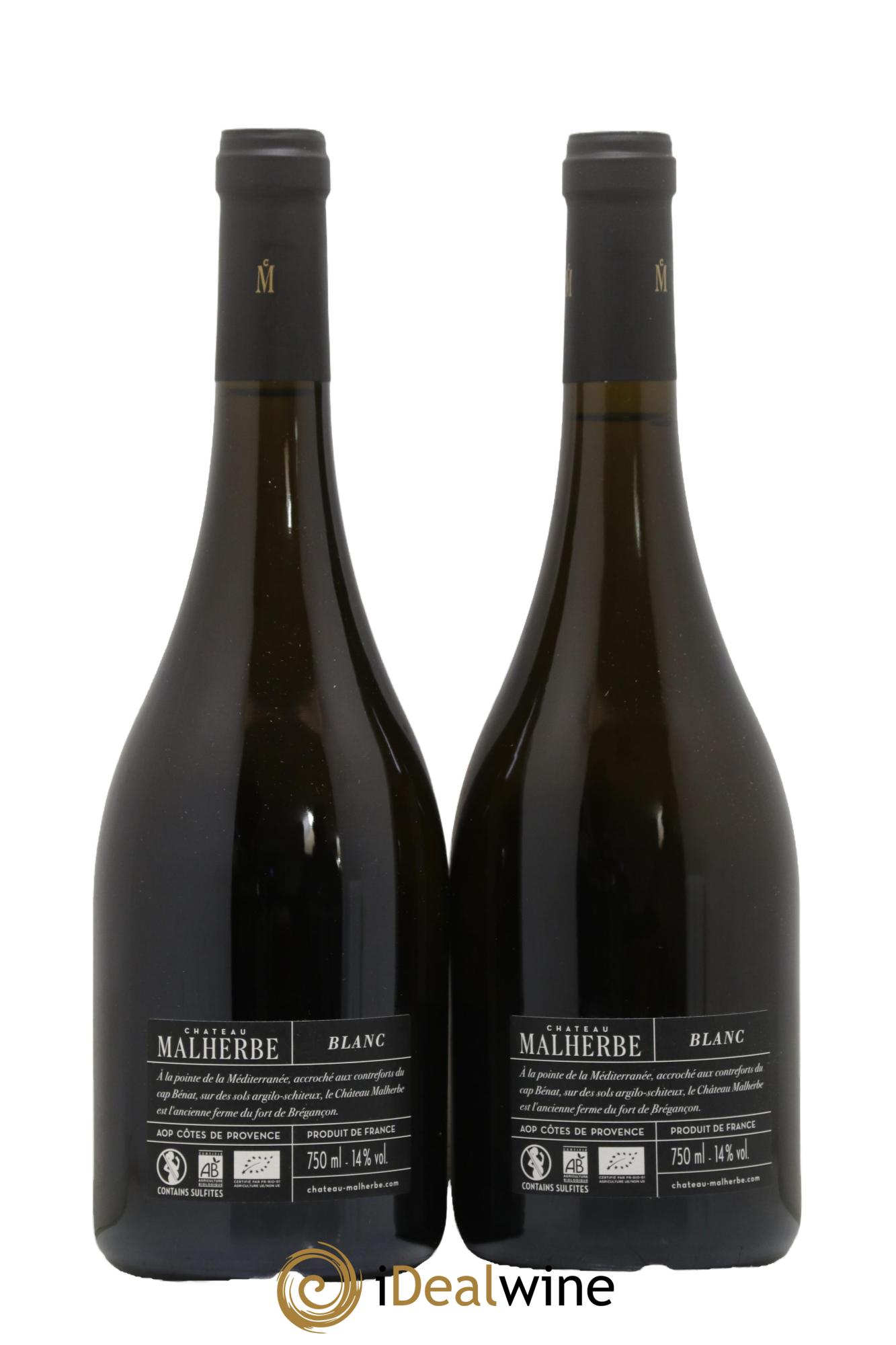 Côtes de Provence Château Malherbe 2020 - Lot de 2 bouteilles - 1