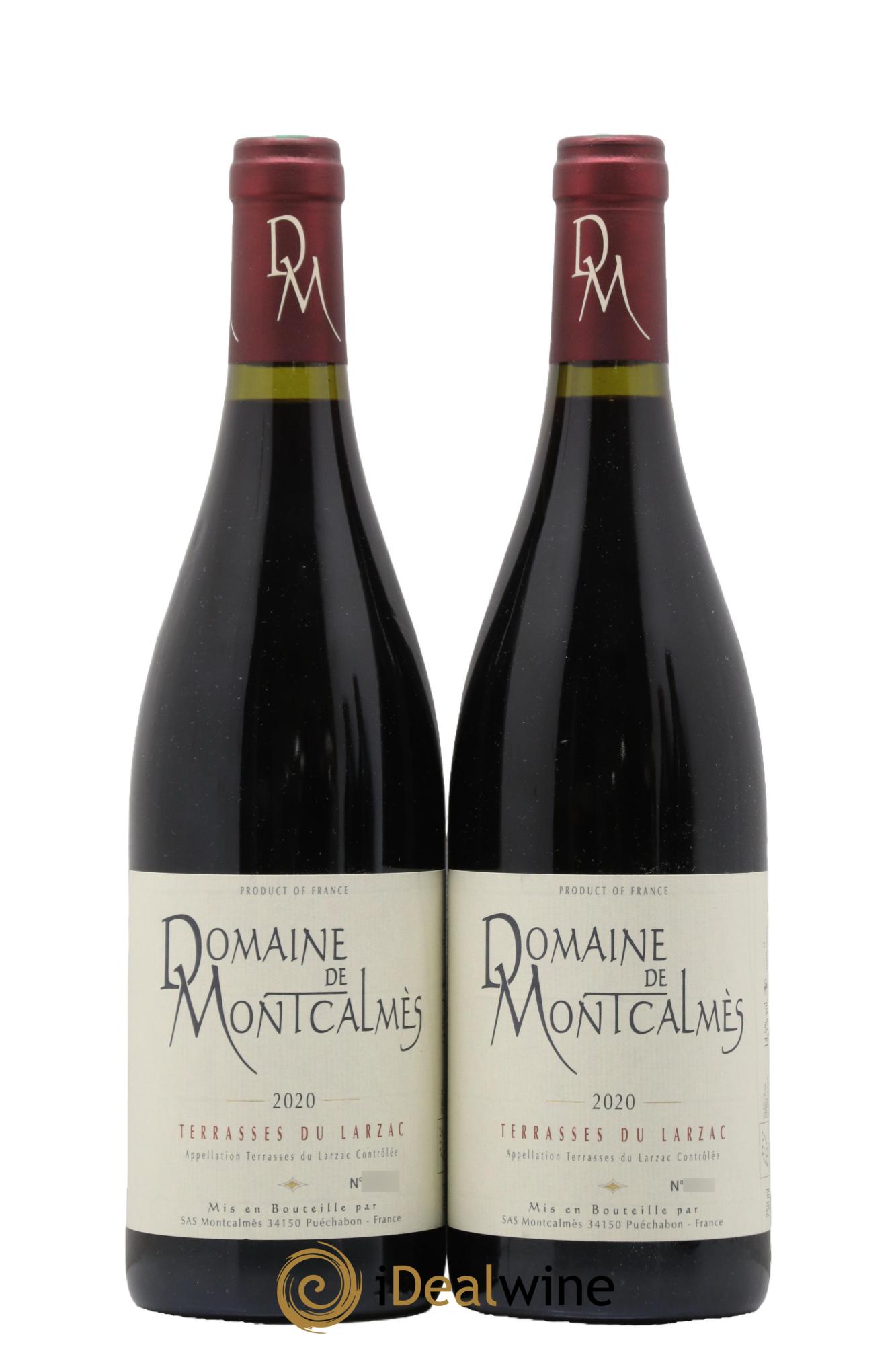 Terrasses du Larzac Domaine de Montcalmès Frédéric Pourtalié 2020 - Lot de 2 bouteilles - 0