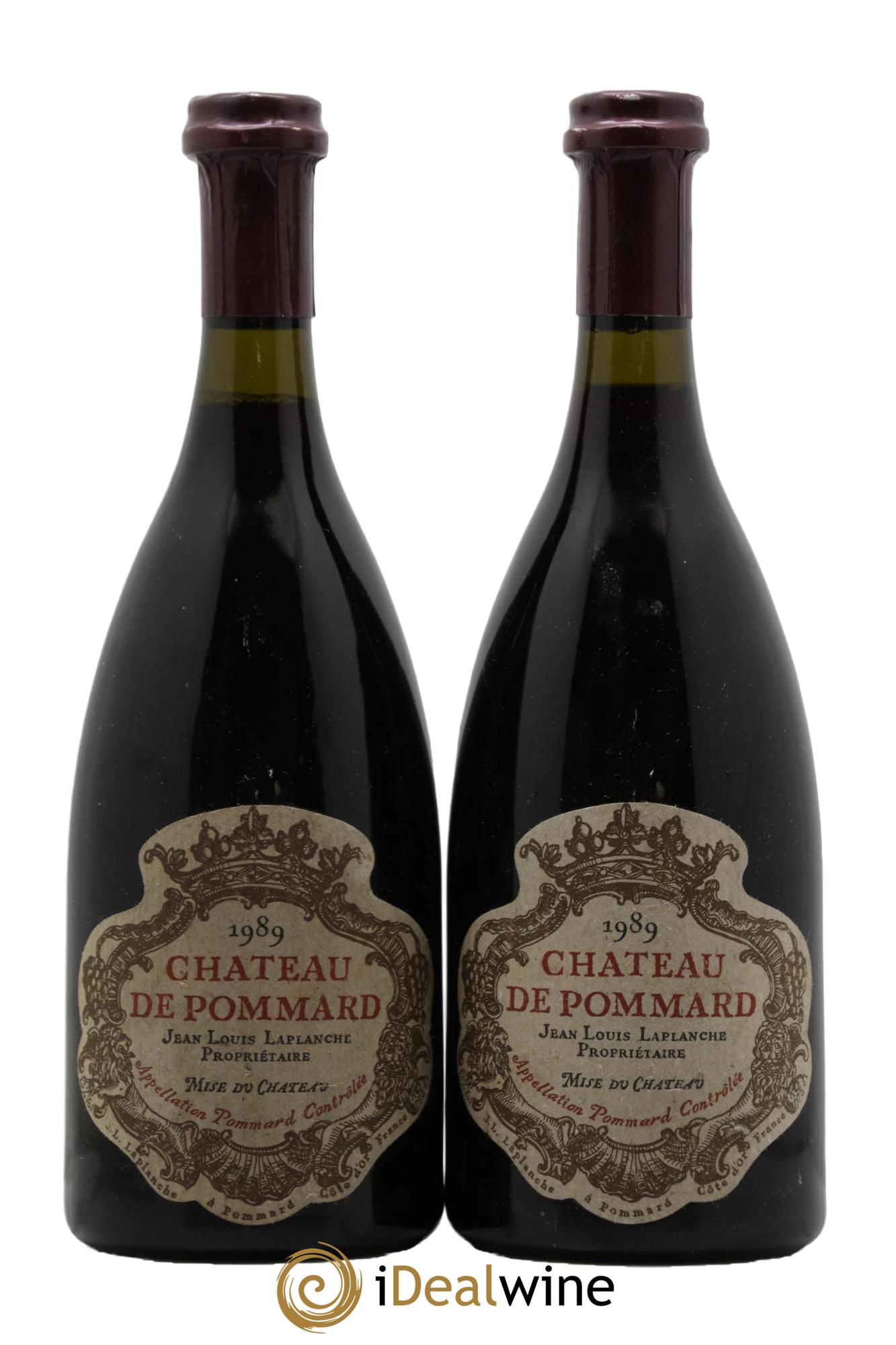 Pommard Château de Pommard 1989 - Lot de 2 bouteilles - 0