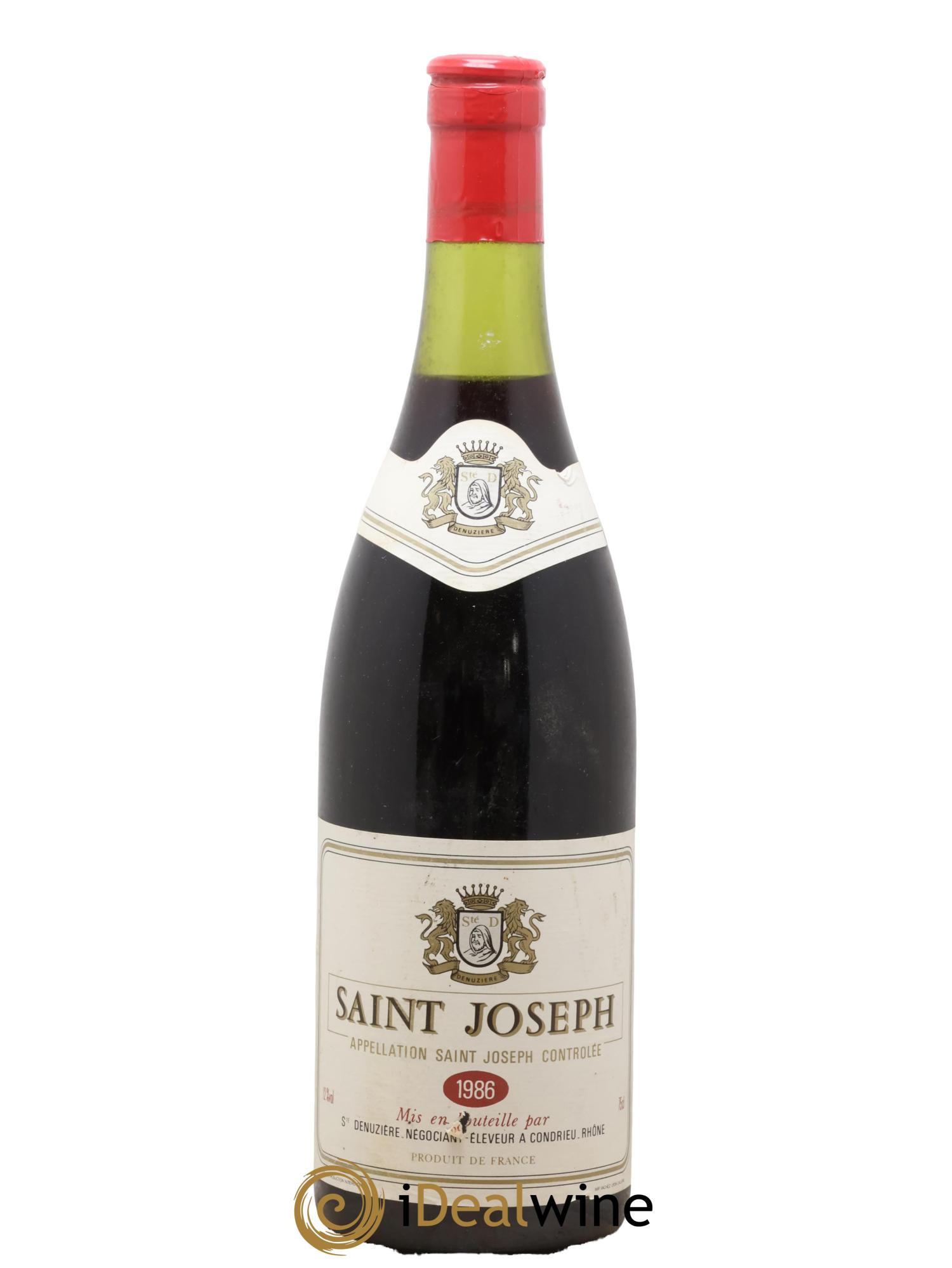Saint-Joseph Denuzière 1986 - Lot de 1 bouteille - 0