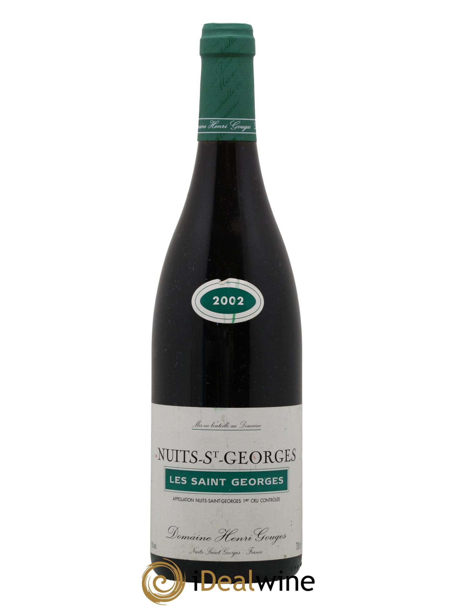 Nuits-Saint-Georges 1er Cru Les Saints Georges Henri Gouges 2002 - Lot de 1 bouteille - 0