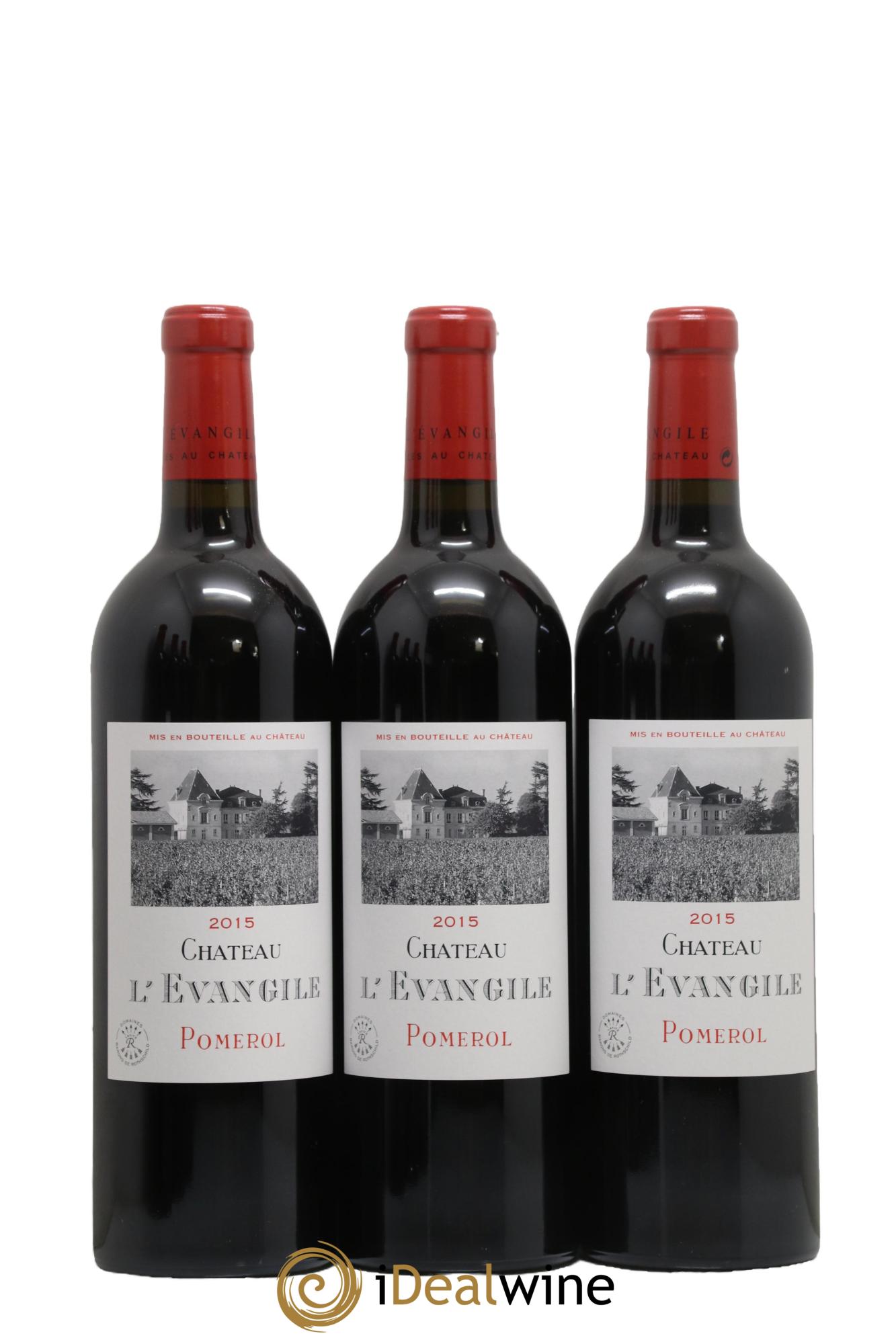 Château l' Évangile 2015 - Lot of 6 bottles - 1