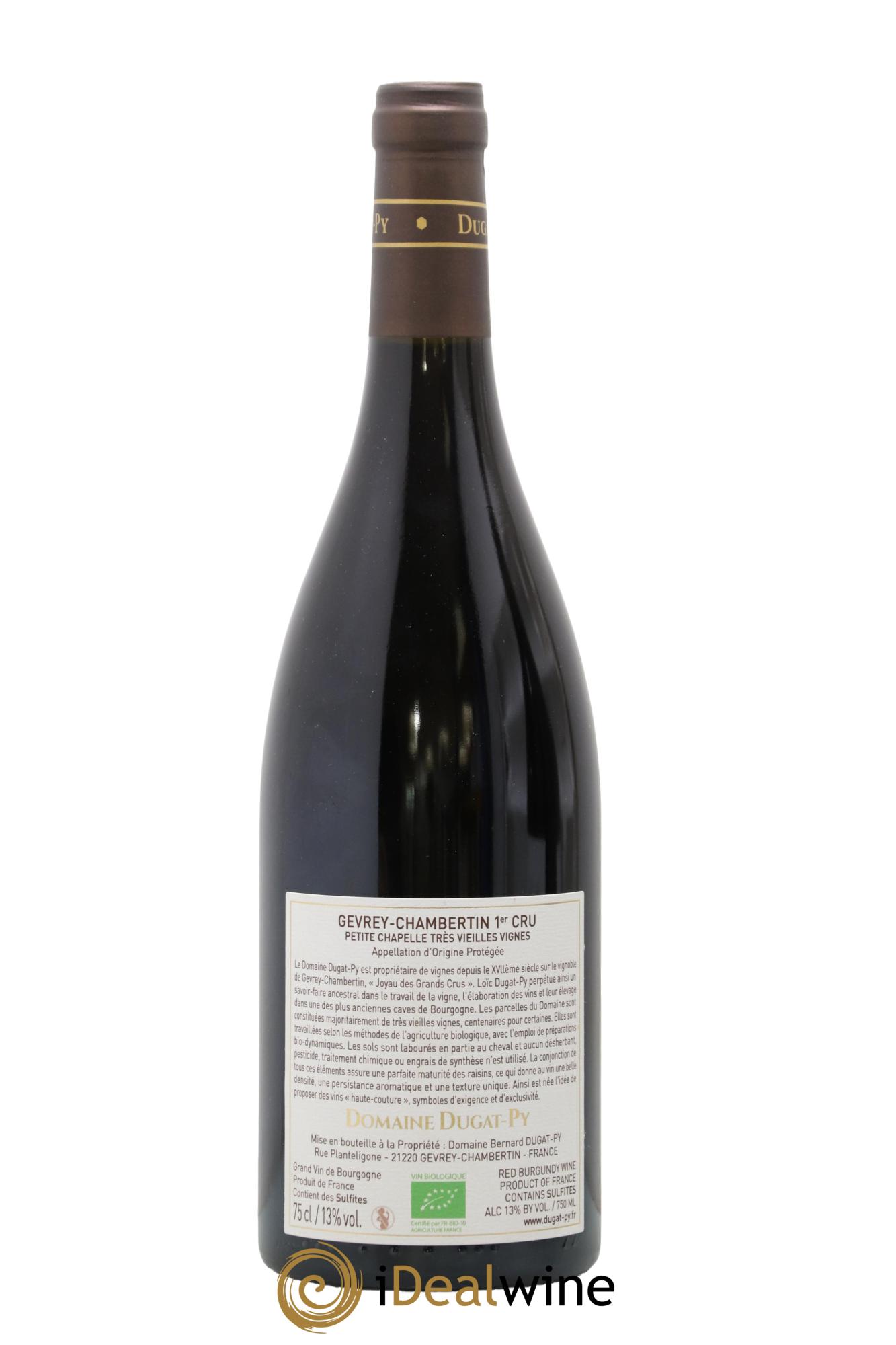Gevrey-Chambertin 1er Cru Petite Chapelle Très Vieilles Vignes Dugat-Py 2022 - Posten von 1 Flasche - 1