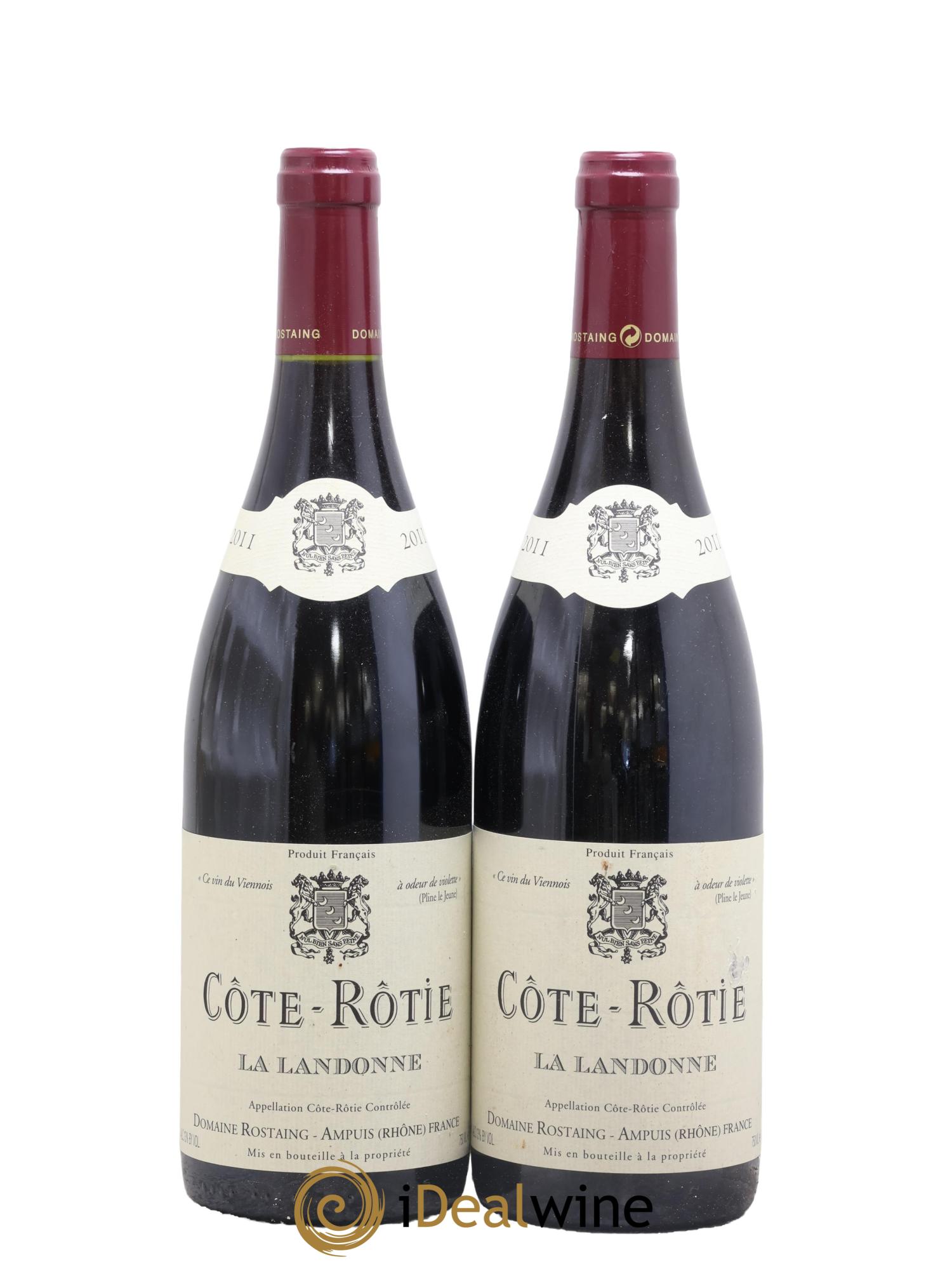 Côte-Rôtie La Landonne René Rostaing 2011 - Lot of 2 bottles - 0