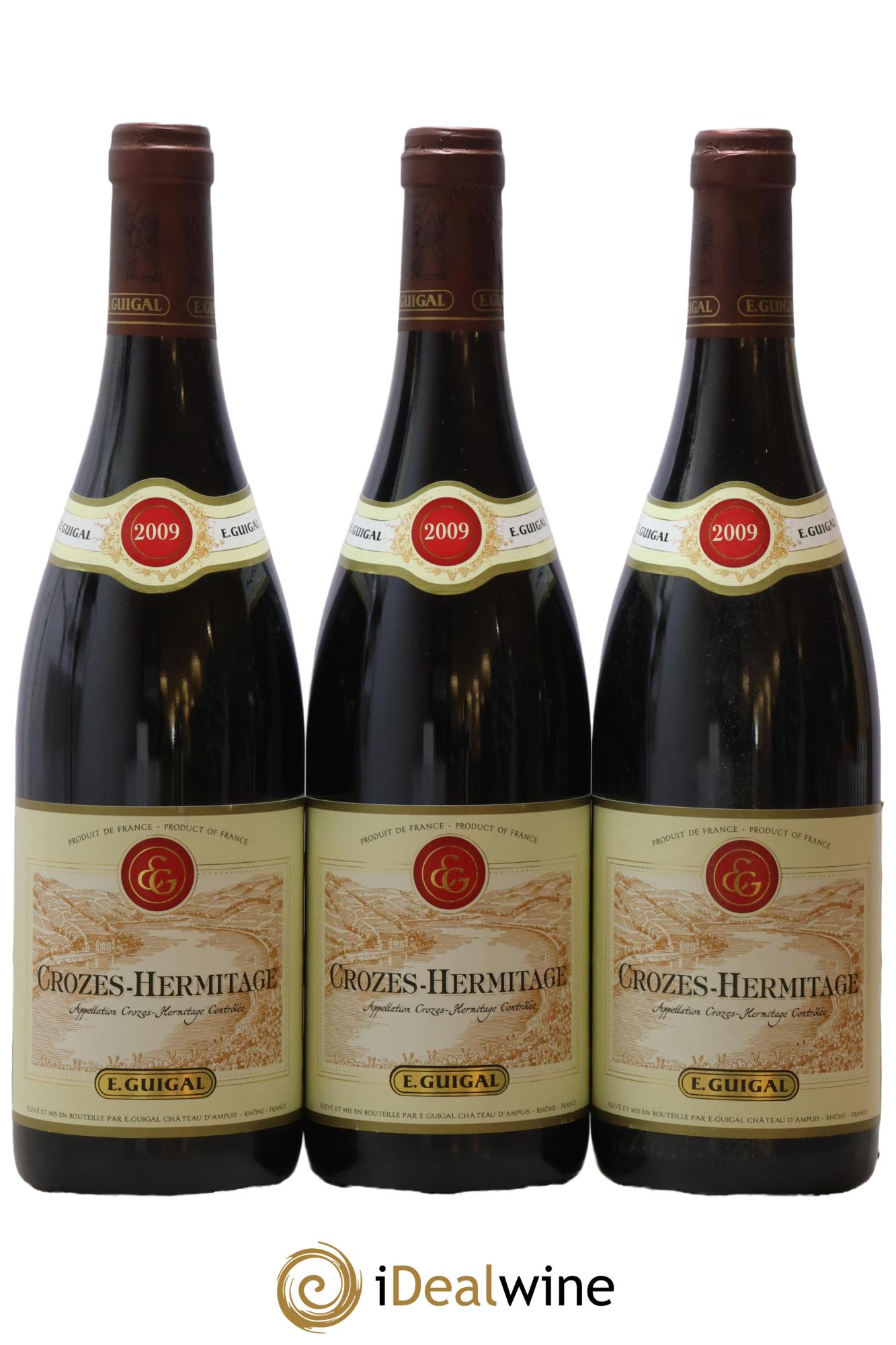 Crozes-Hermitage Guigal Guigal 2009 - Lotto di 3 bottiglie - 0