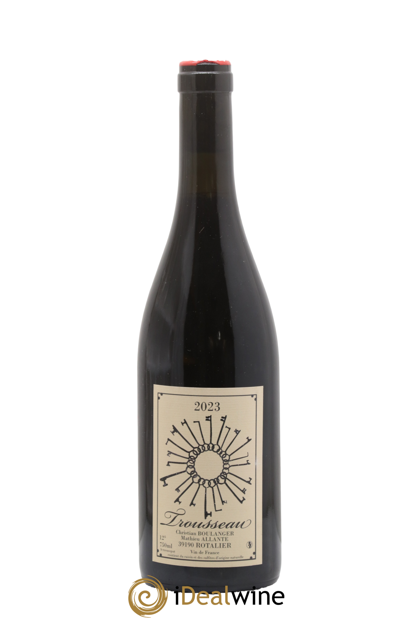 Vin de France Trousseau Allante Boulanger 2023 - Lot de 1 bouteille - 0