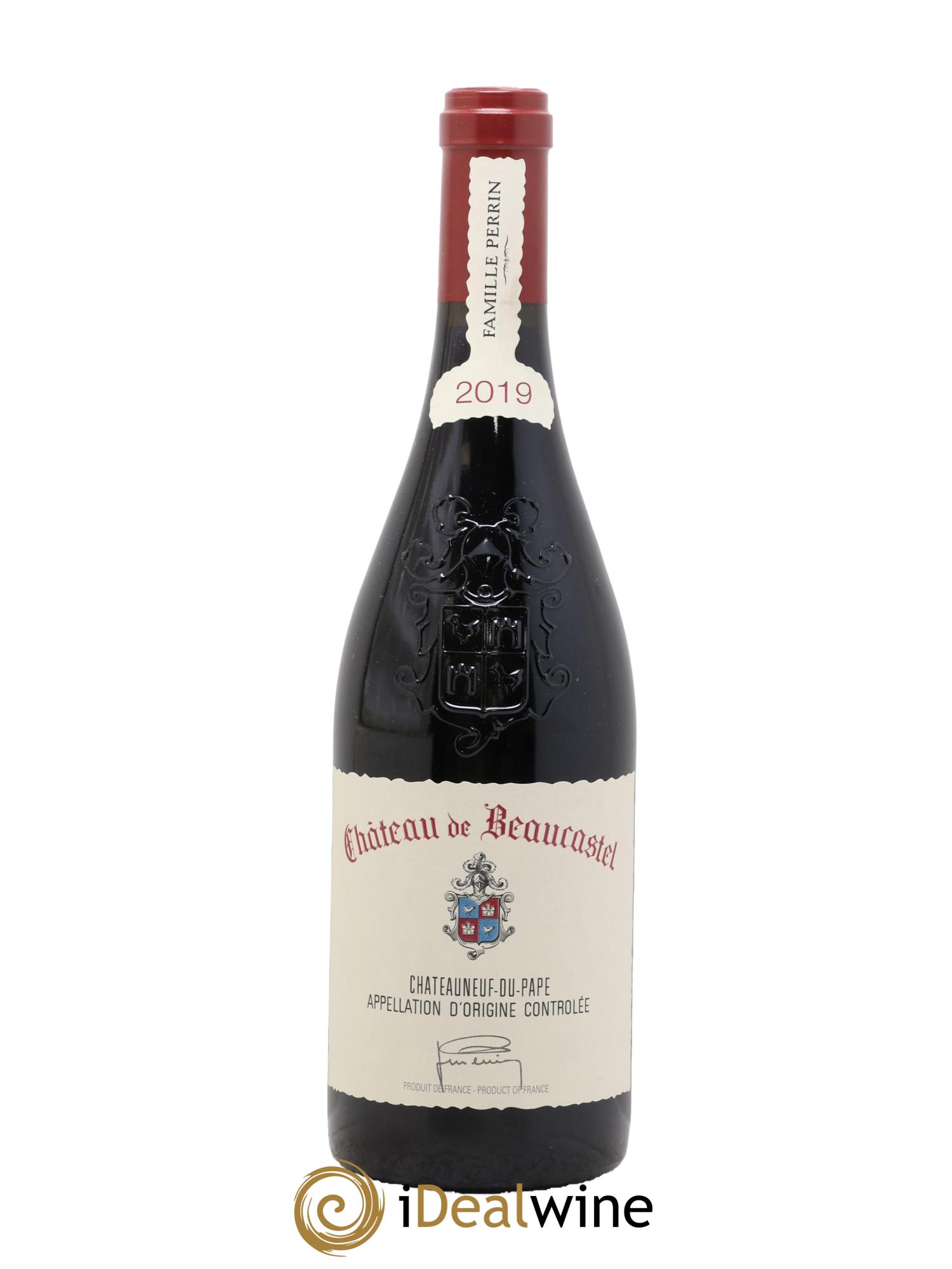 Châteauneuf-du-Pape Château de Beaucastel Famille Perrin 2019 - Posten von 1 Flasche - 0