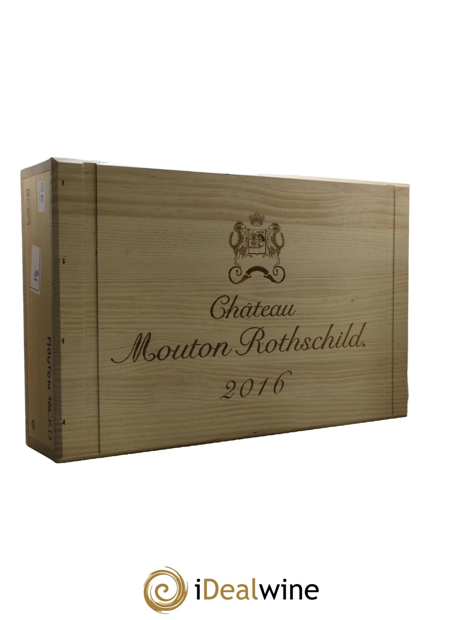 Château Mouton Rothschild 1er Grand Cru Classé 2016 - Lot de 6 bouteilles - 6