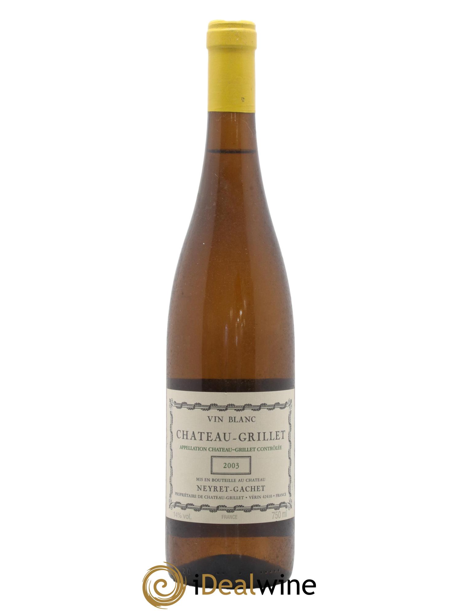 Château Grillet Château-Grillet 2003 - Lot de 1 bouteille - 0
