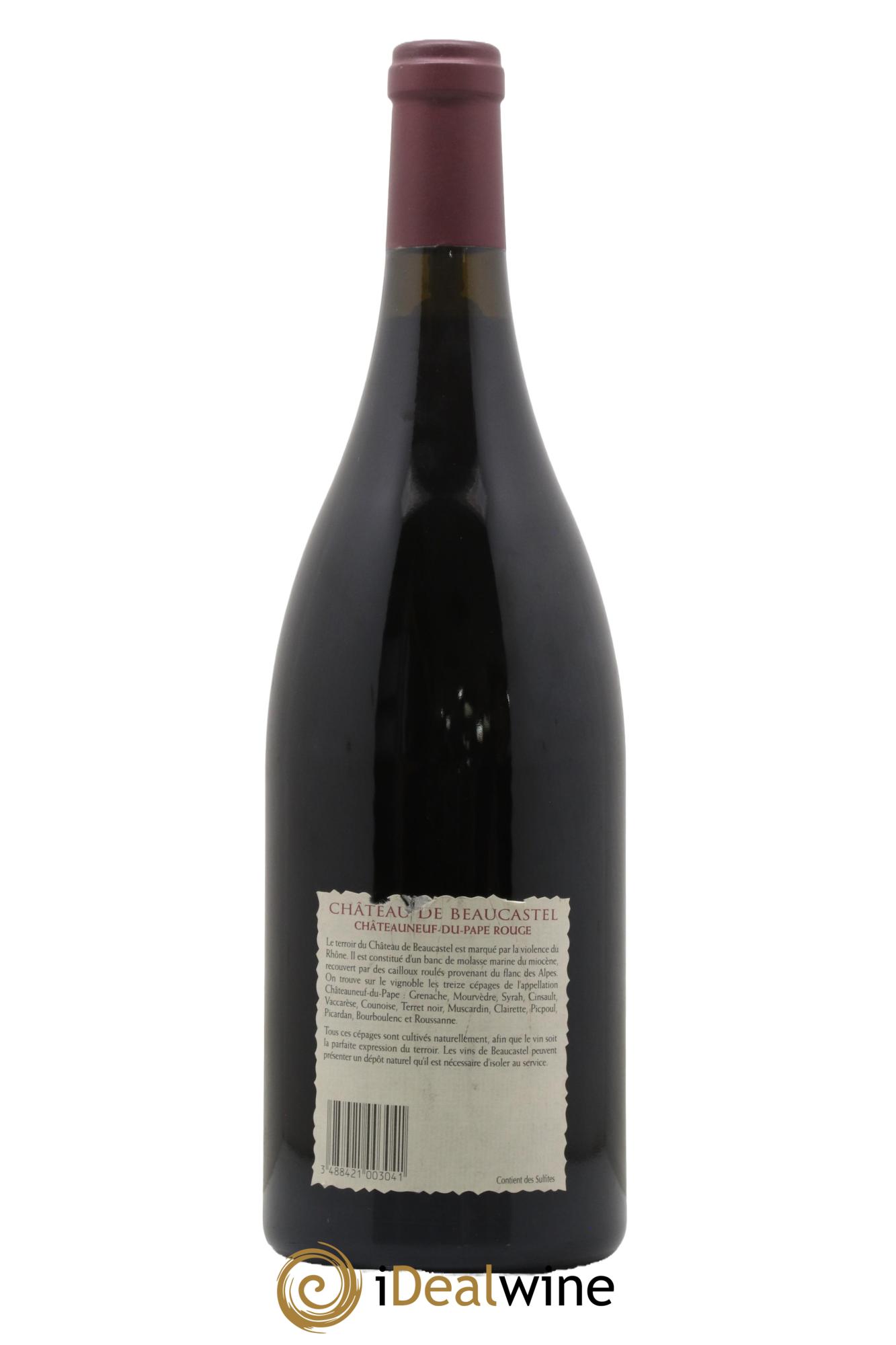 Châteauneuf-du-Pape Château de Beaucastel Famille Perrin 2003 - Lot of 1 magnum - 1