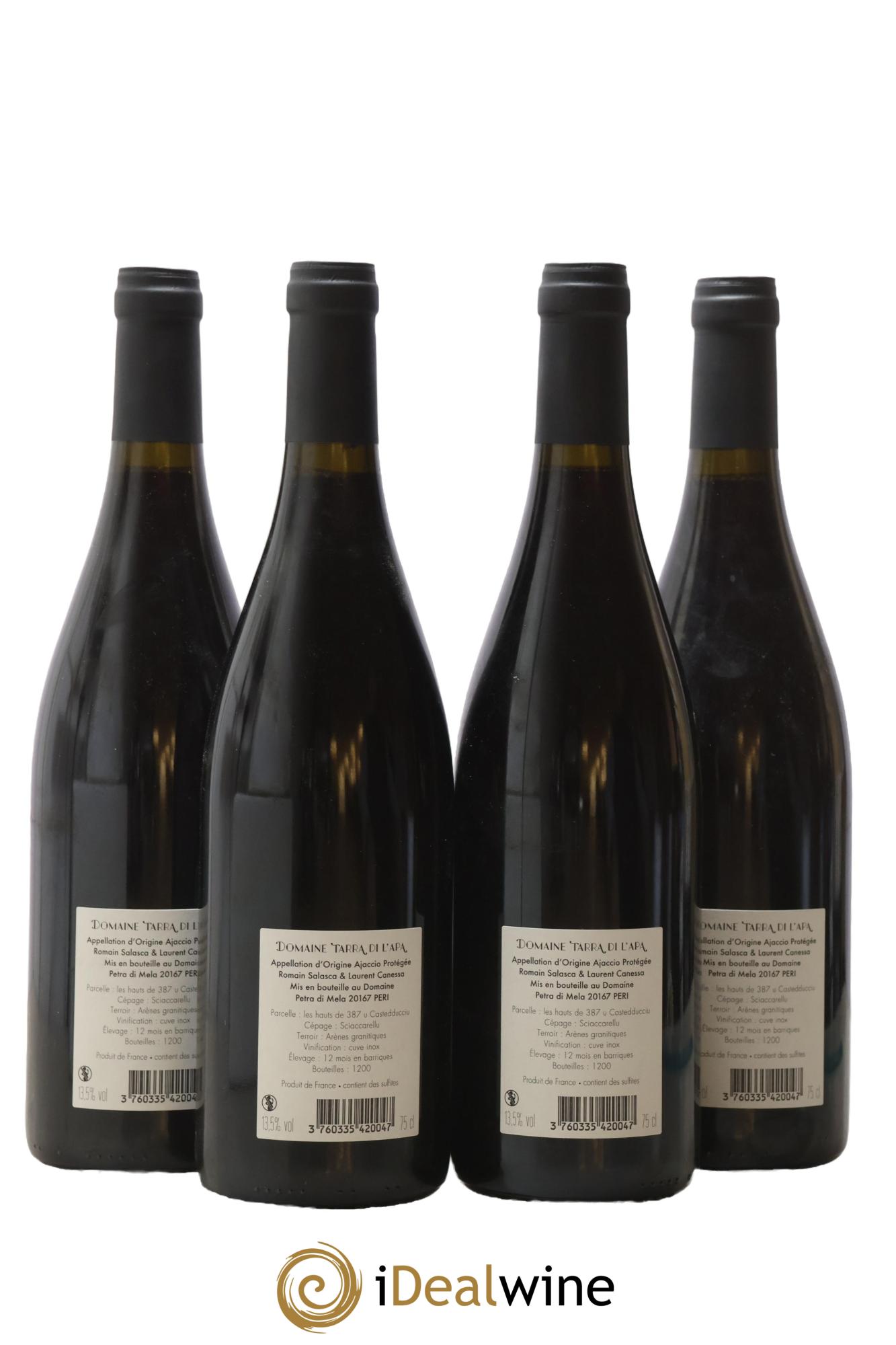 Ajaccio Regina Tarra di L'Apa 2019 - Posten von 4 Flaschen - 1