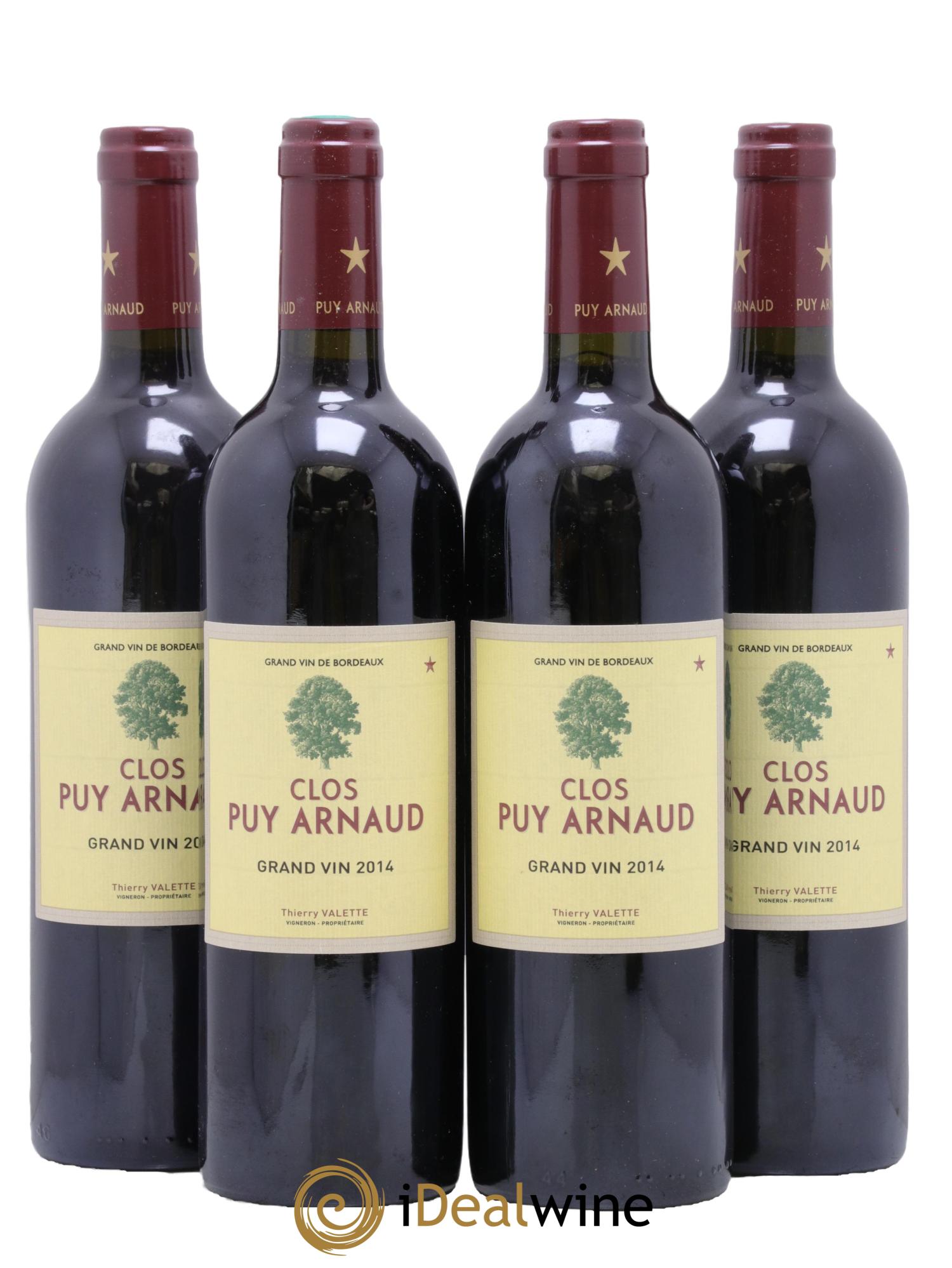 Clos Puy Arnaud 2014 - Lot of 4 bottles - 0