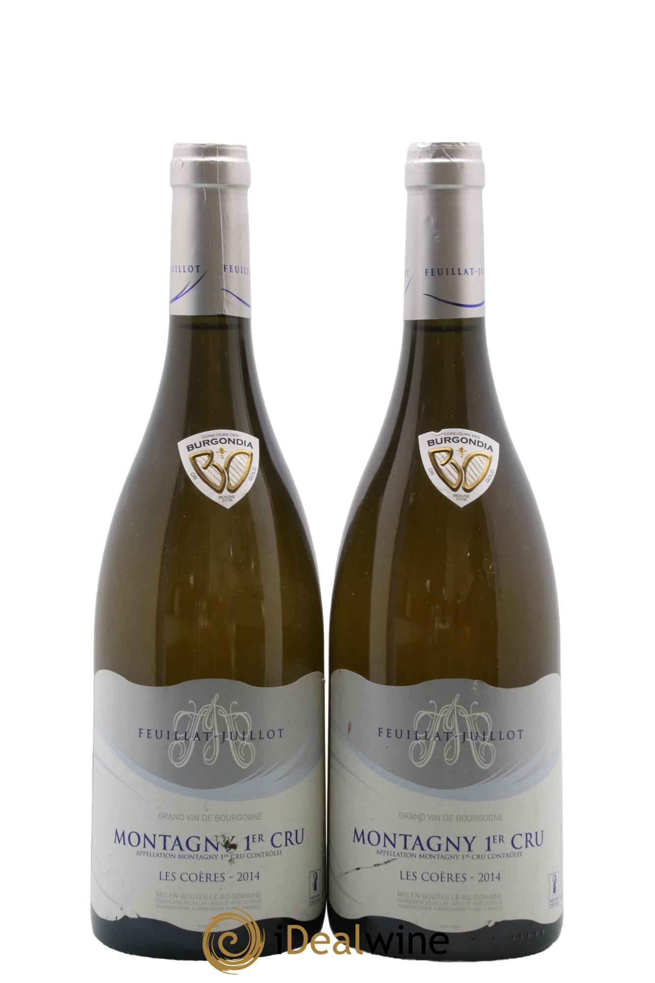 Montagny 1er Cru Les Coères Feuillat-Juillot 2014 - Lot de 2 bouteilles - 0