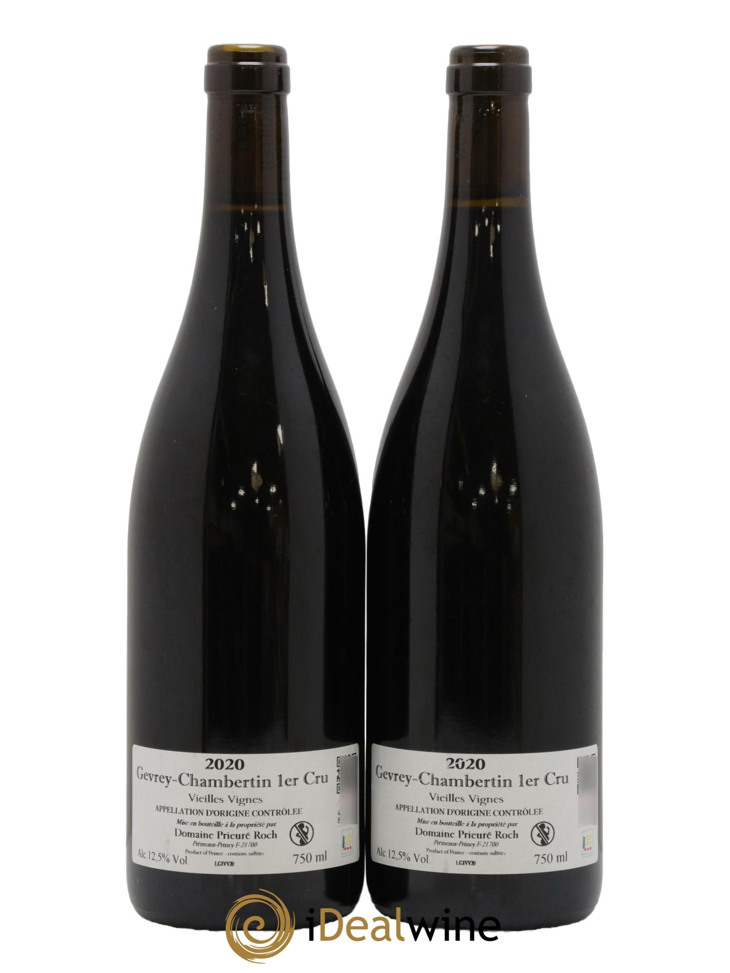 Gevrey-Chambertin 1er Cru Vieilles Vignes Prieuré Roch 2020 - Posten von 2 Flaschen - 1