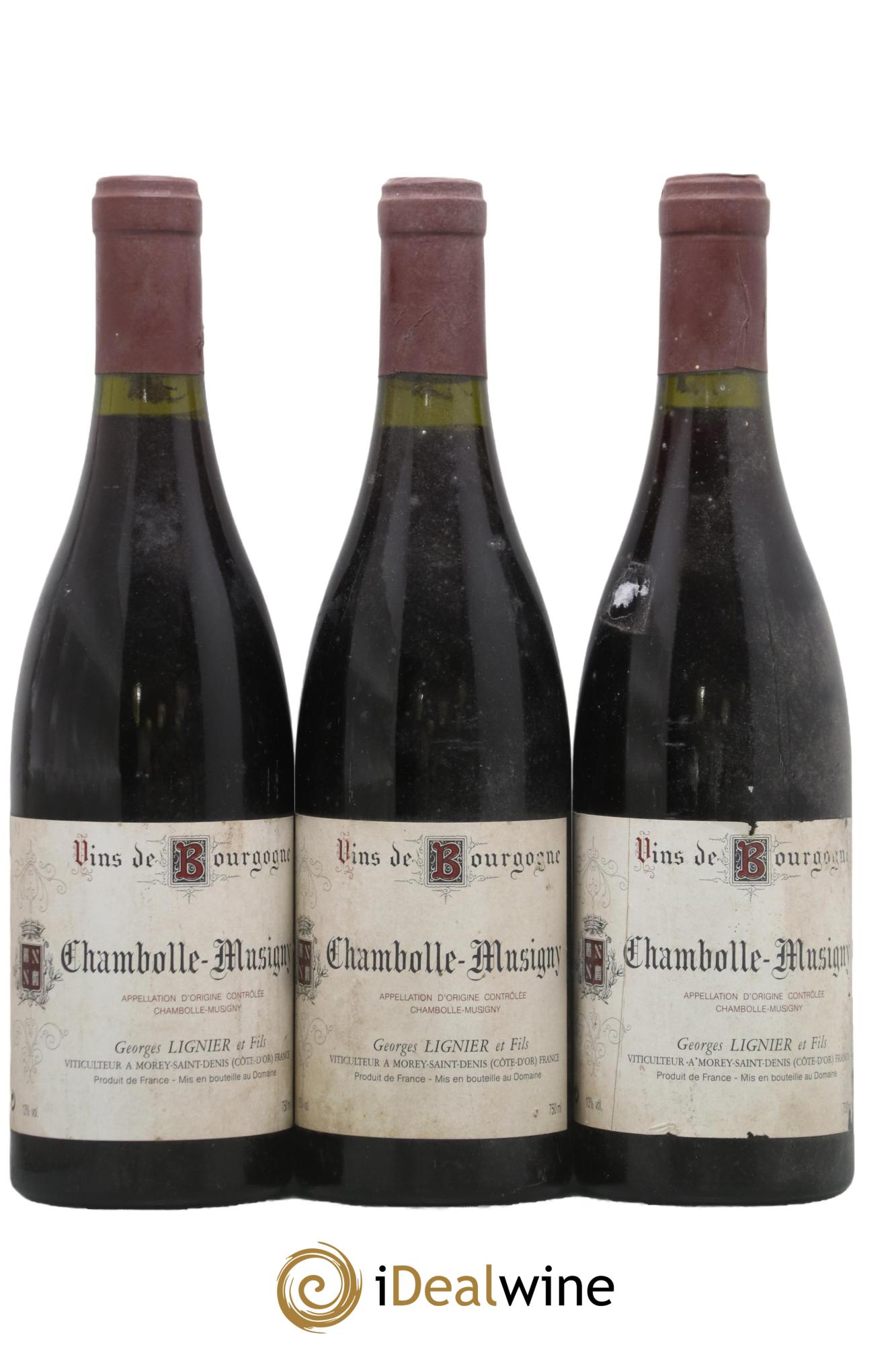 Chambolle-Musigny Georges Lignier (Domaine) - Posten von 3 Flaschen - 0