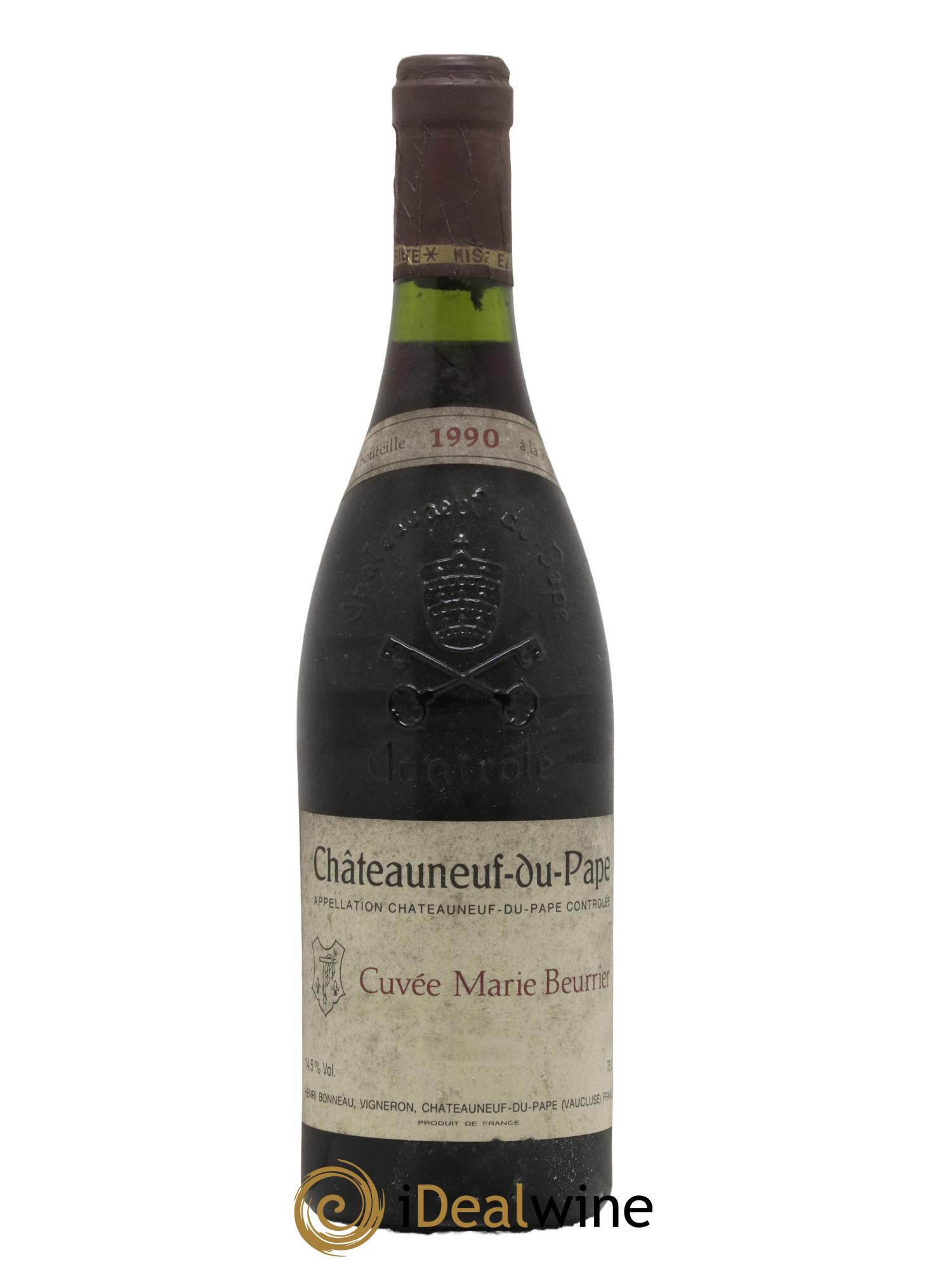 Châteauneuf-du-Pape Marie Beurrier Henri Bonneau & Fils 1990 - Lot de 1 bouteille - 0