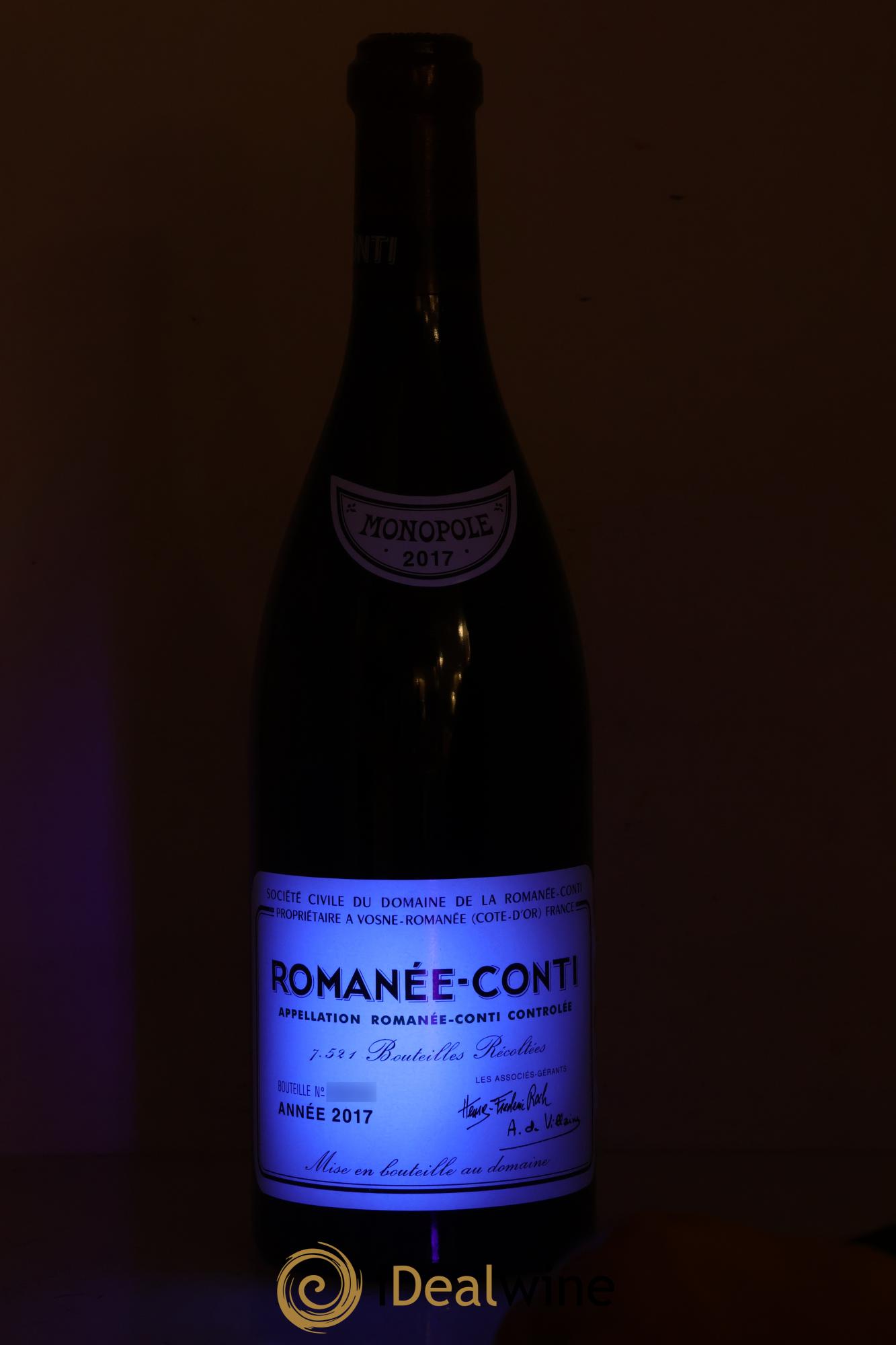 Romanée-Conti Grand Cru Domaine de la Romanée-Conti 2017 - Lot de 1 bouteille - 1
