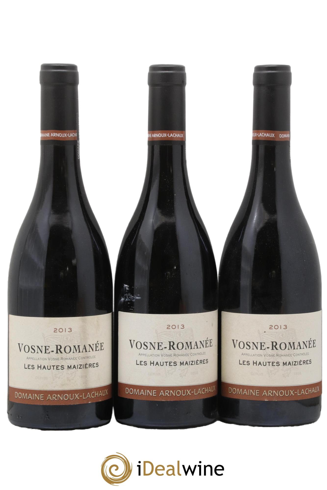 Vosne-Romanée Les Hautes Maizières Arnoux-Lachaux (Domaine) 2013 - Lot de 3 bouteilles - 0