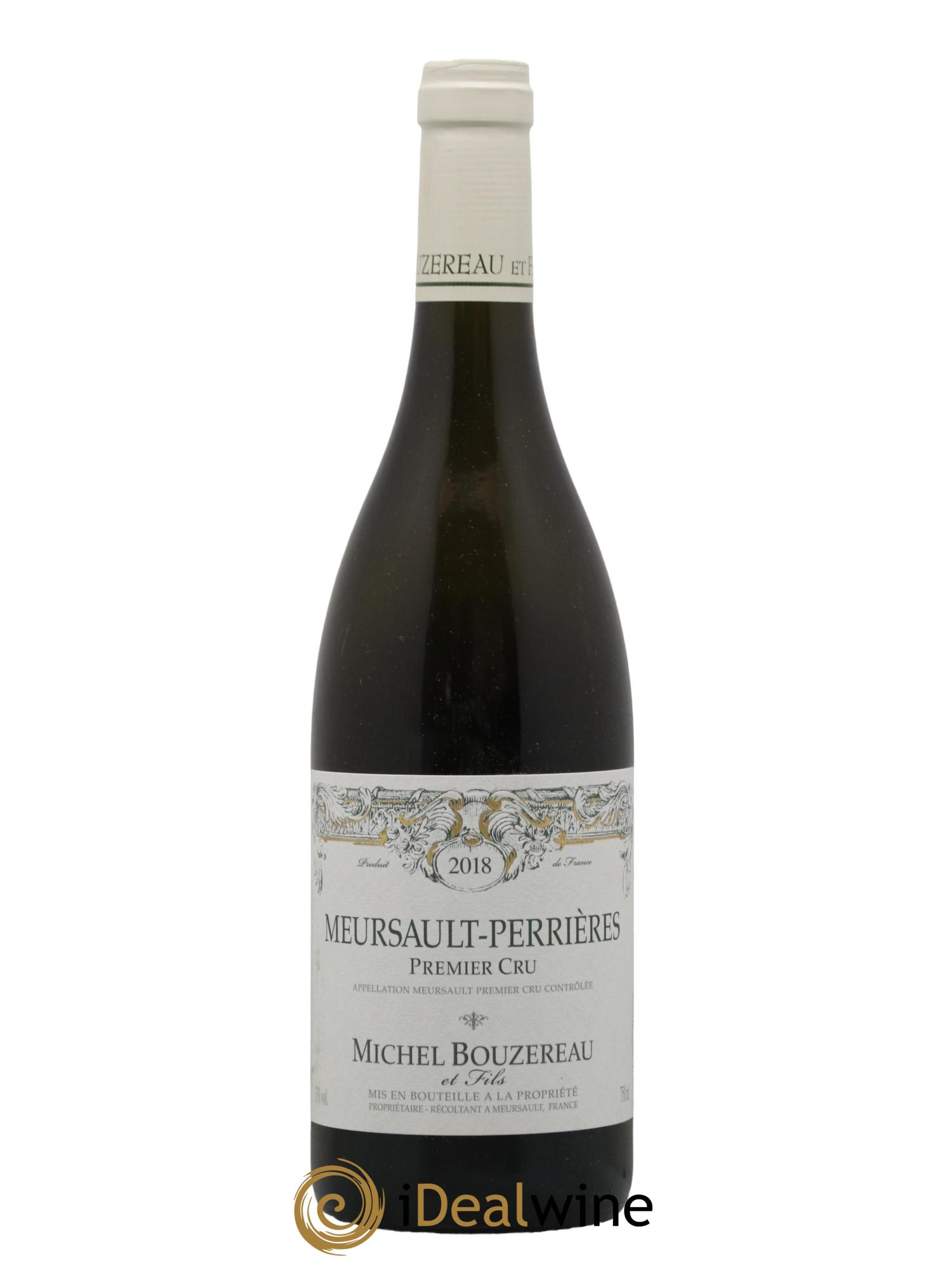 Meursault 1er Cru Perrières Michel Bouzereau et Fils (Domaine) 2018 - Lot of 1 bottle - 0