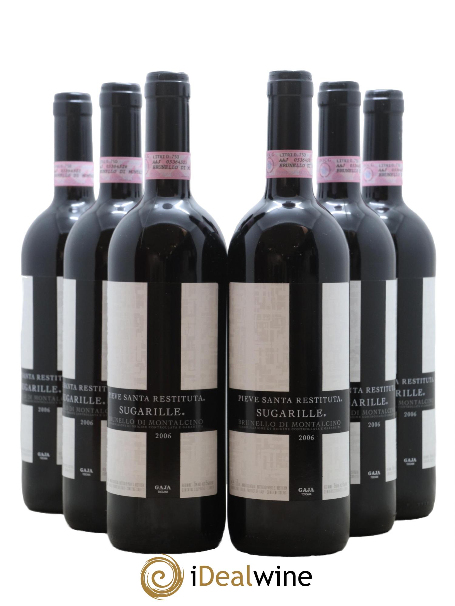Brunello di Montalcino DOCG Pieve Santa Restituta - Sugarille Angelo Gaja 2006 - Lot de 6 bouteilles - 0