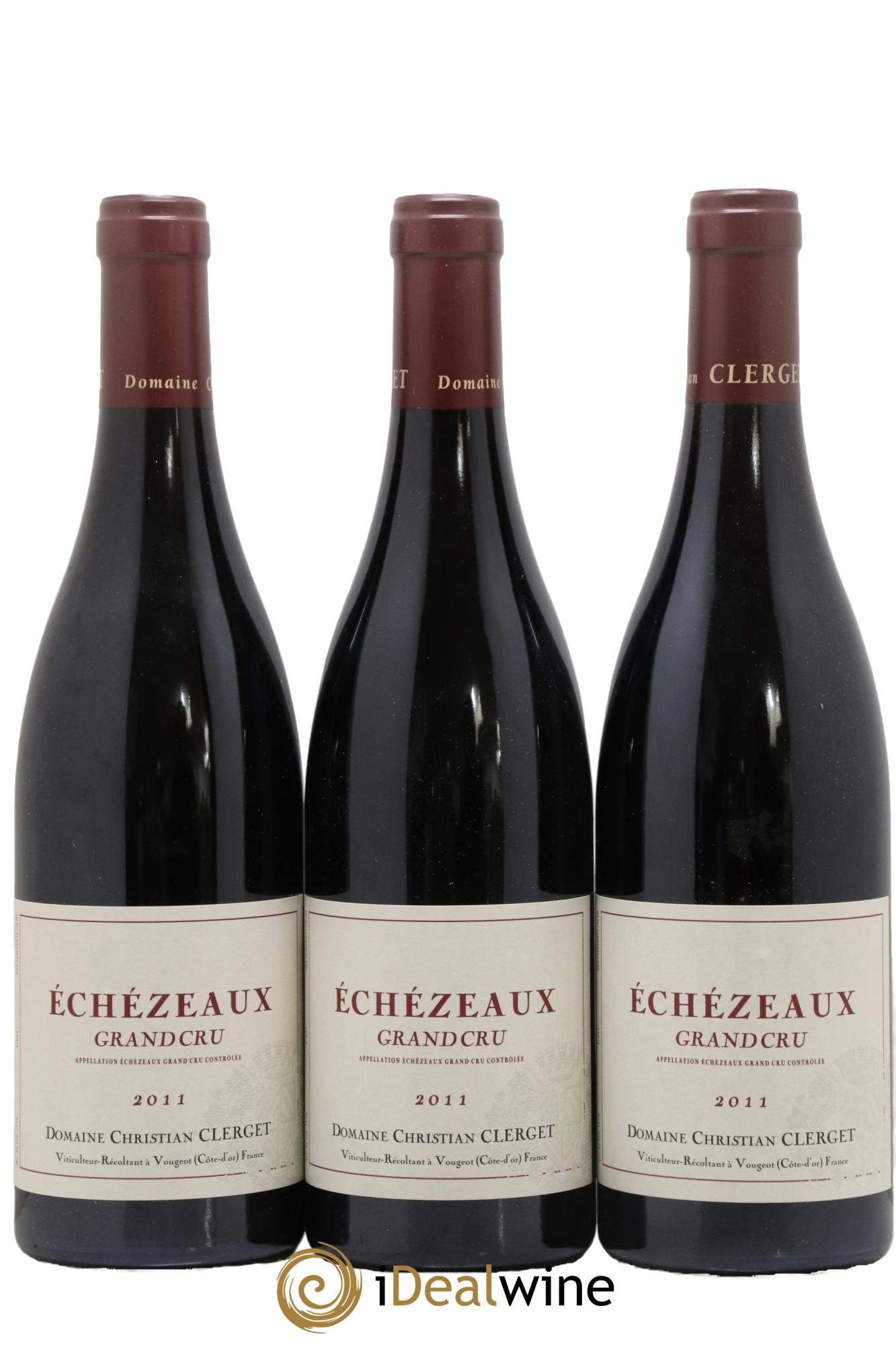 Echezeaux Grand Cru Christian Clerget 2011 - Lot of 3 bottles - 0
